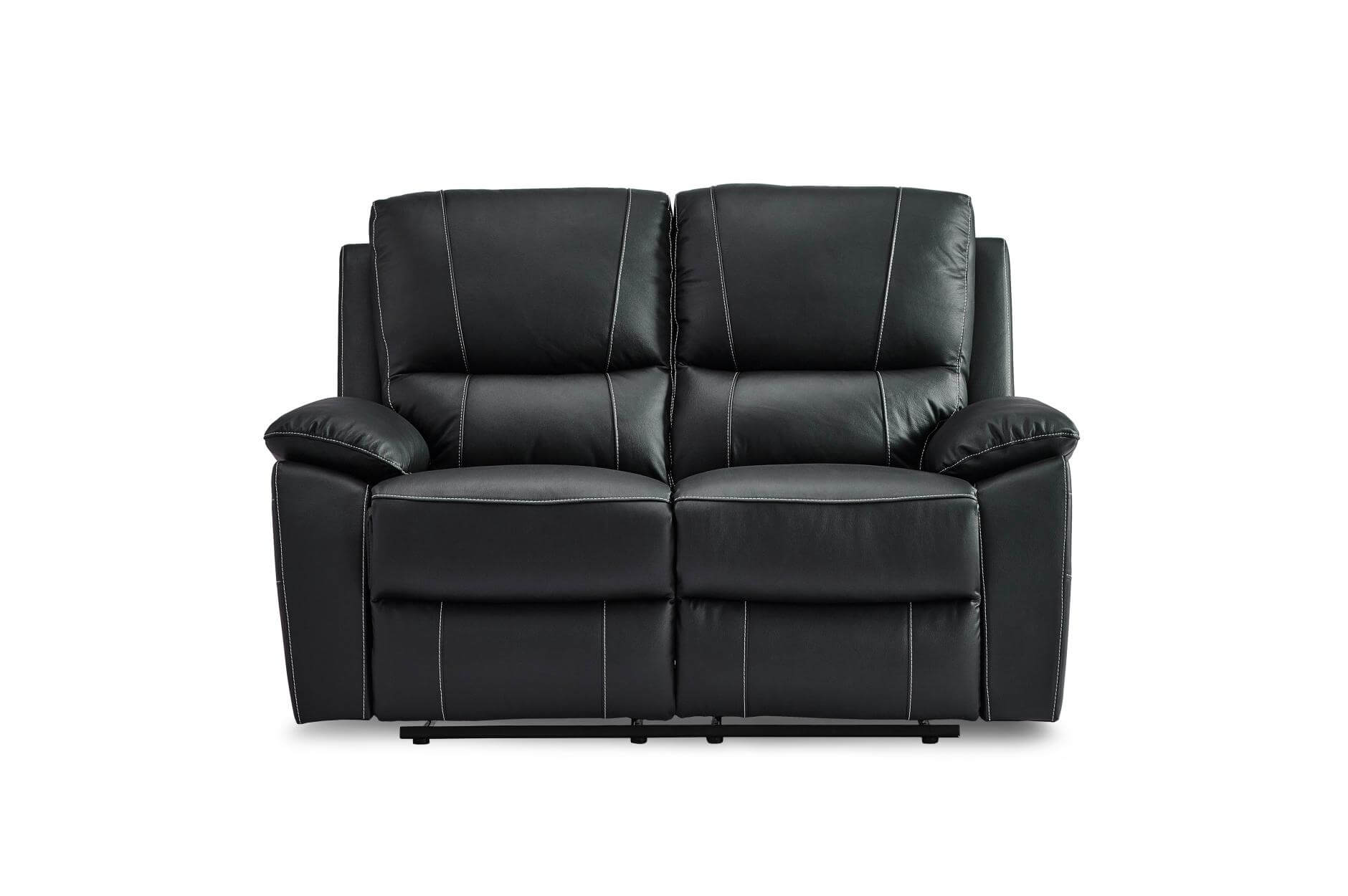 Greeley Leather Loveseat by Homelegance