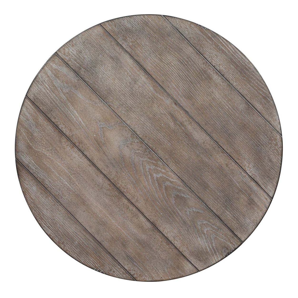 Sedona Rustic Distressed Wood Cocktail Table Set - White & Gravel