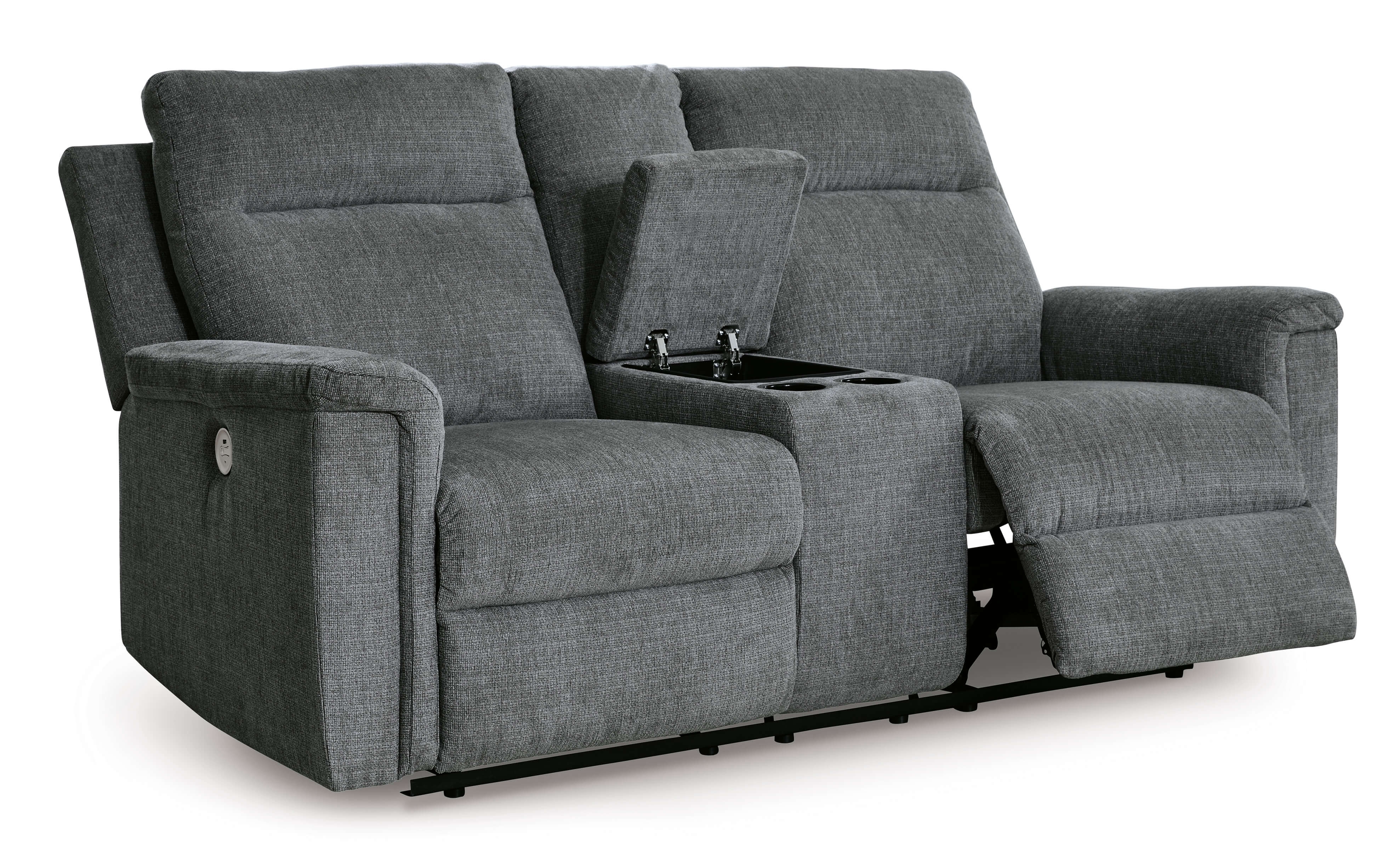 Barnsana Gravel Power Reclining Loveseat