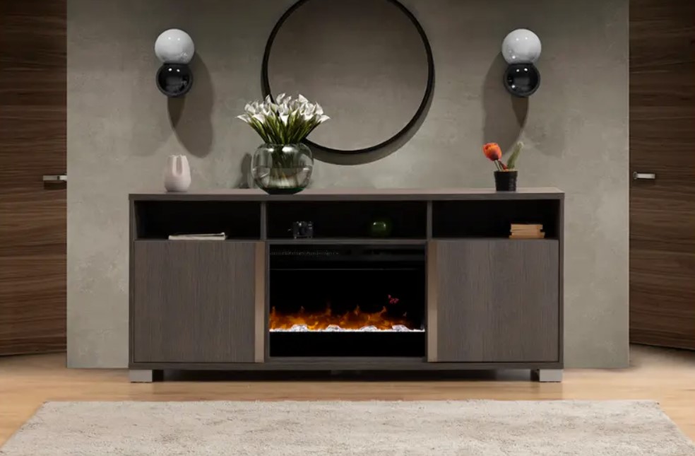 SM Roma 70" TV Console w/2 Doors & LED