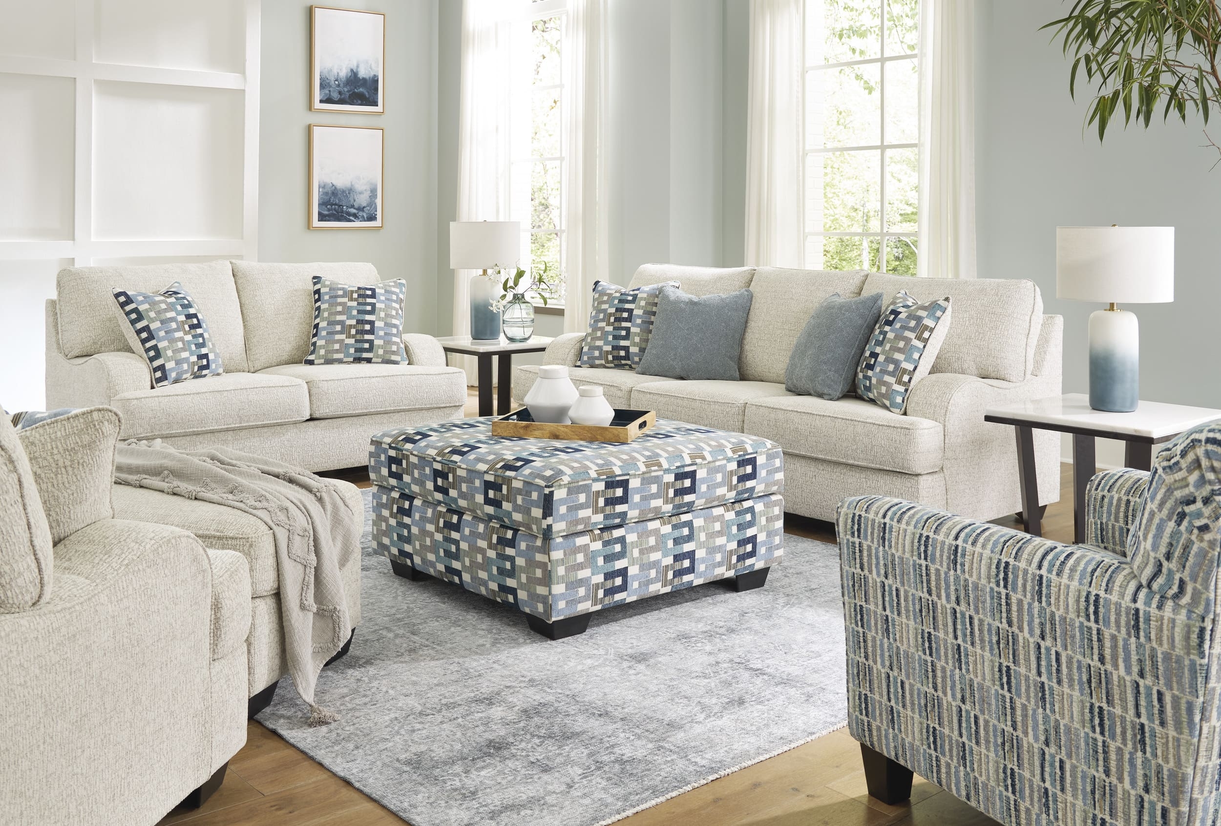 Valerano Polyester Sofa