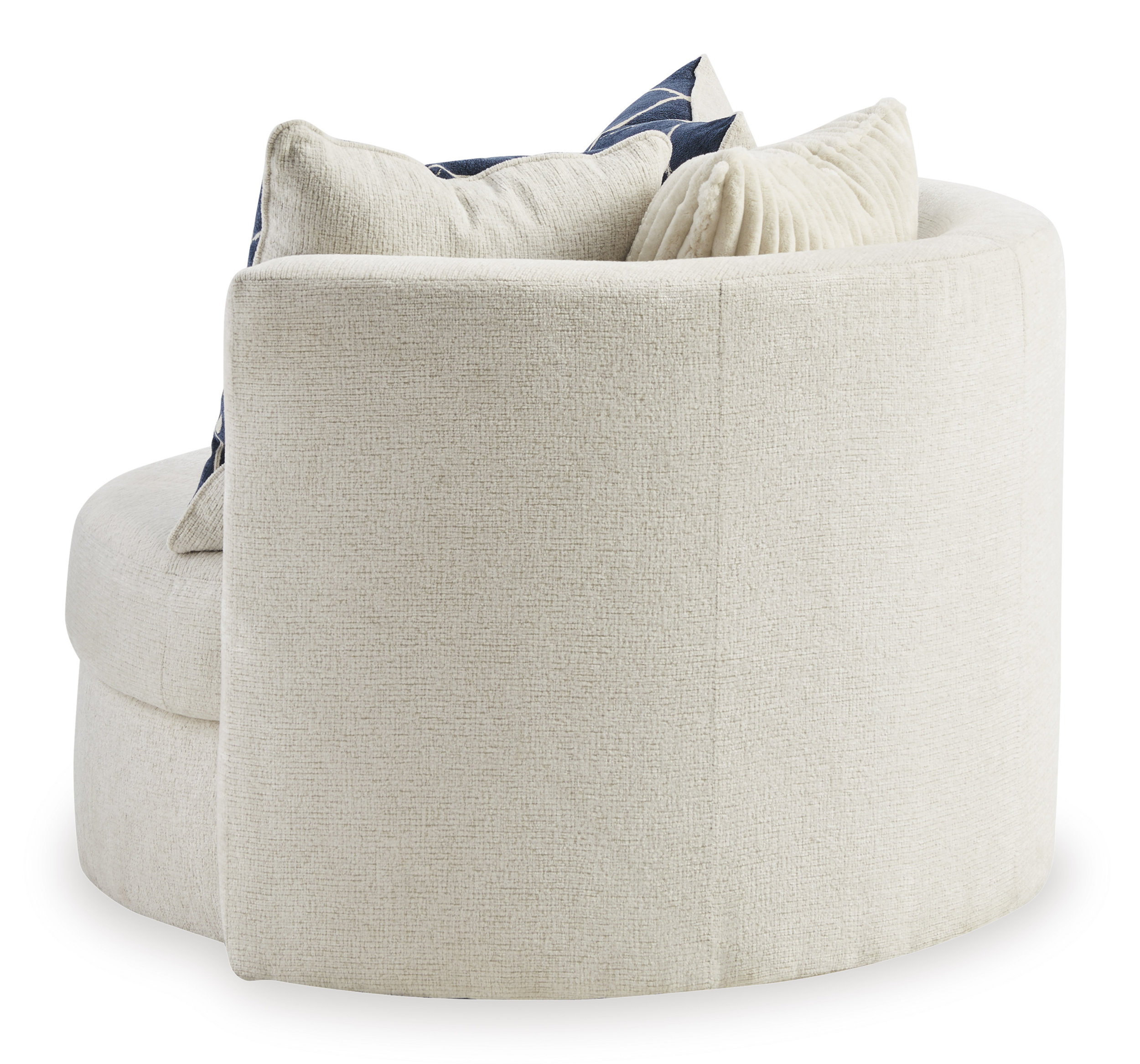 Padova Polyester Swivel Accent Chair