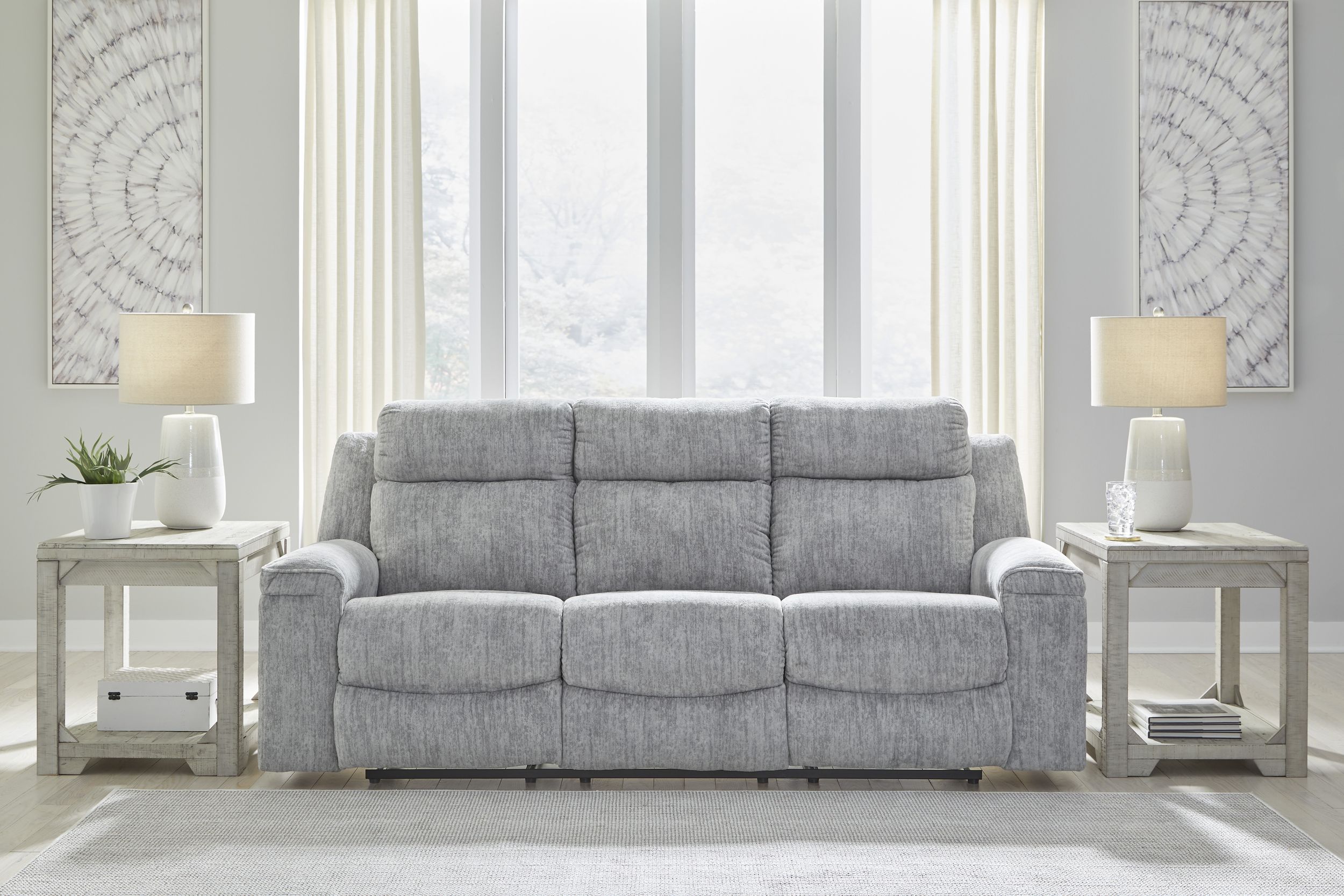Buntington Polyester Reclining Living Room Set