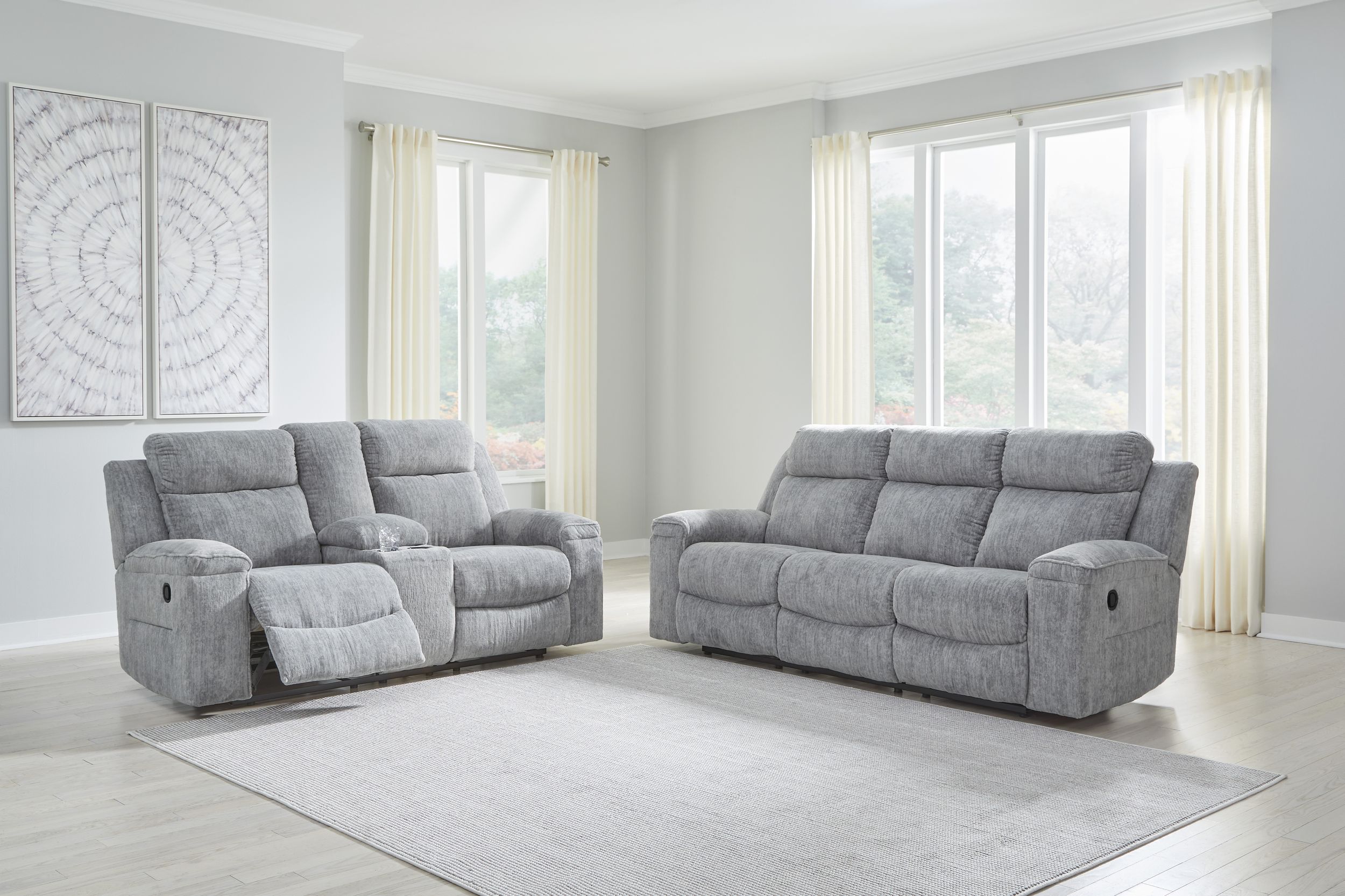 Buntington Polyester Reclining Sofa