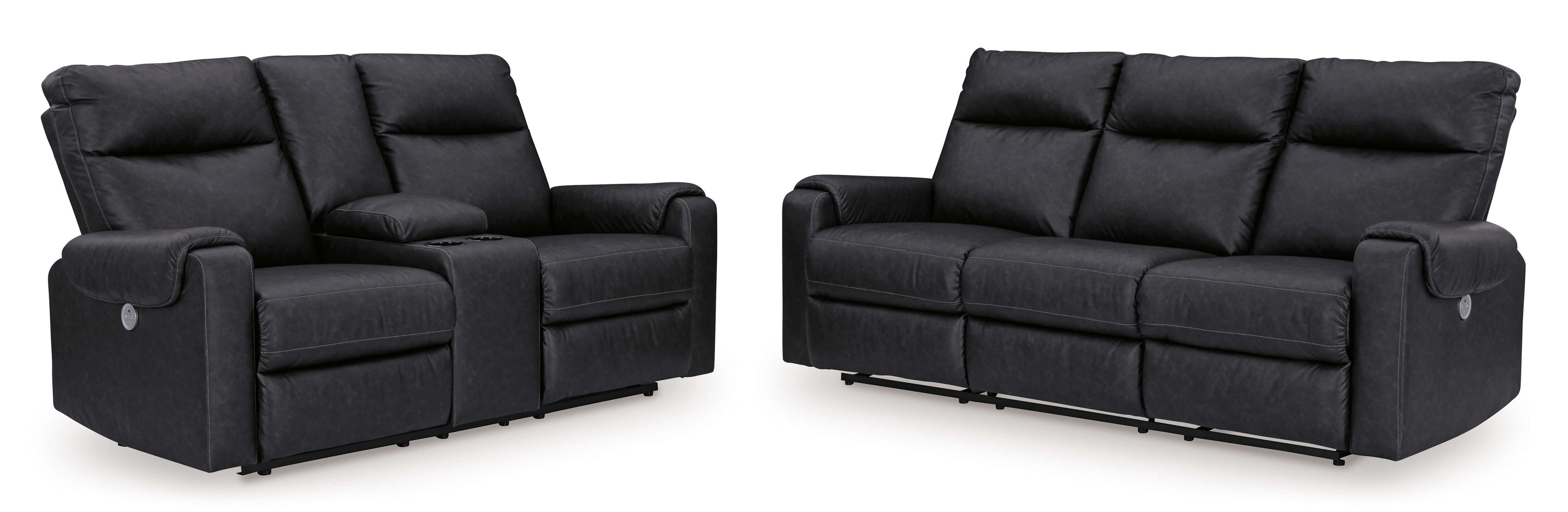Ashley Axtellton Power Reclining Sofa And Loveseat