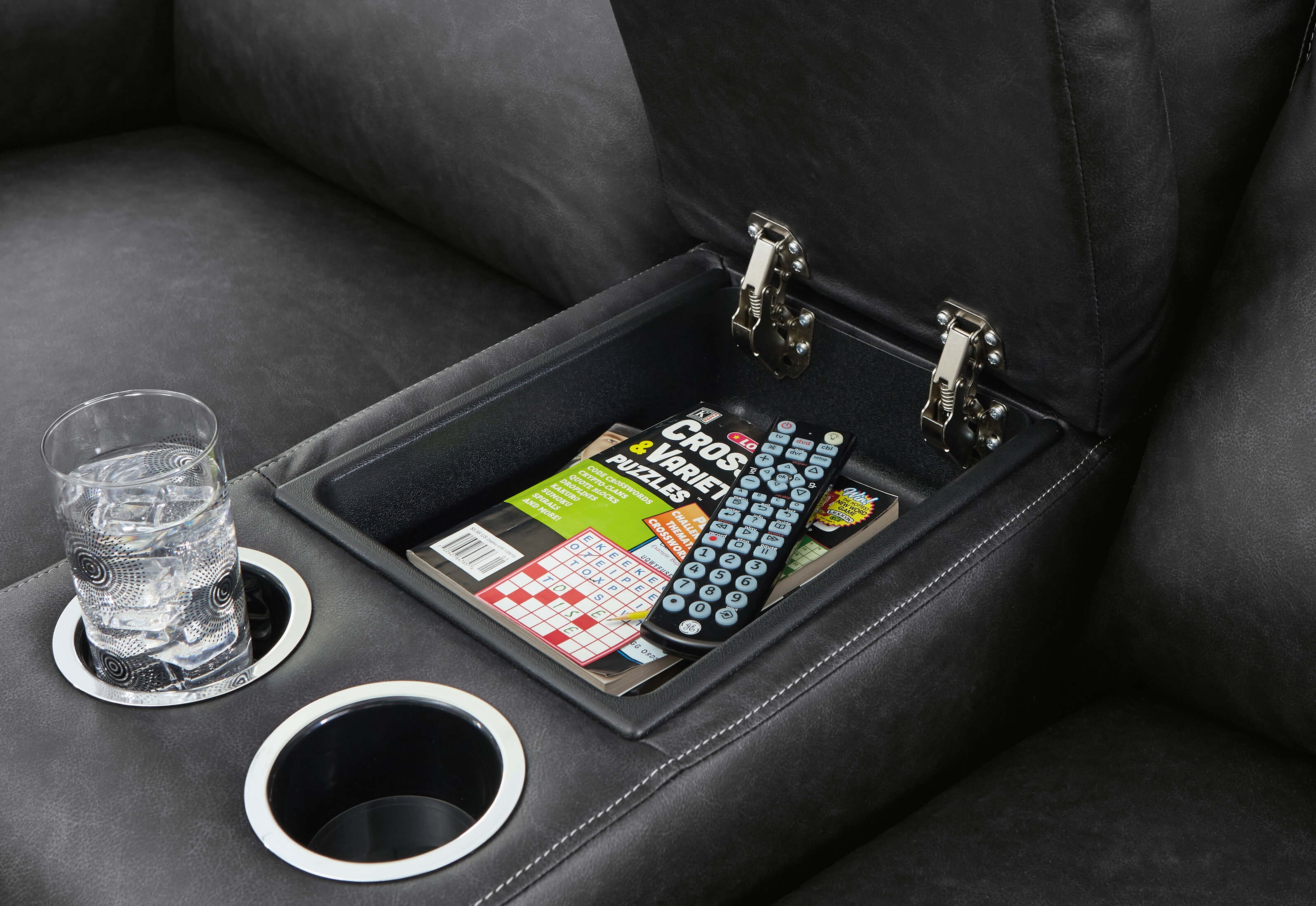 Ashley Axtellton Power Reclining Sofa with console