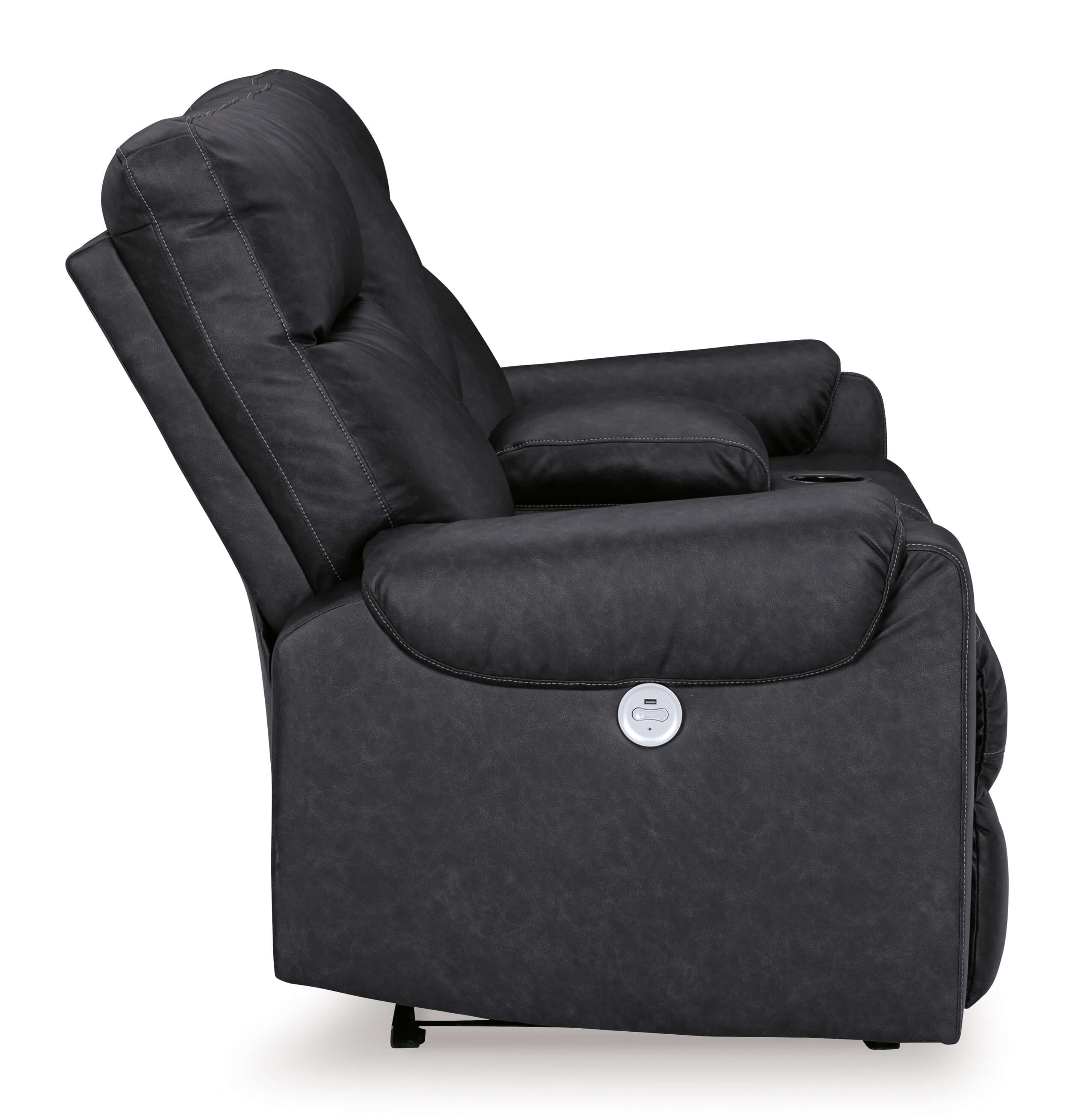 Ashley Axtellton Polyester Loveseat Side