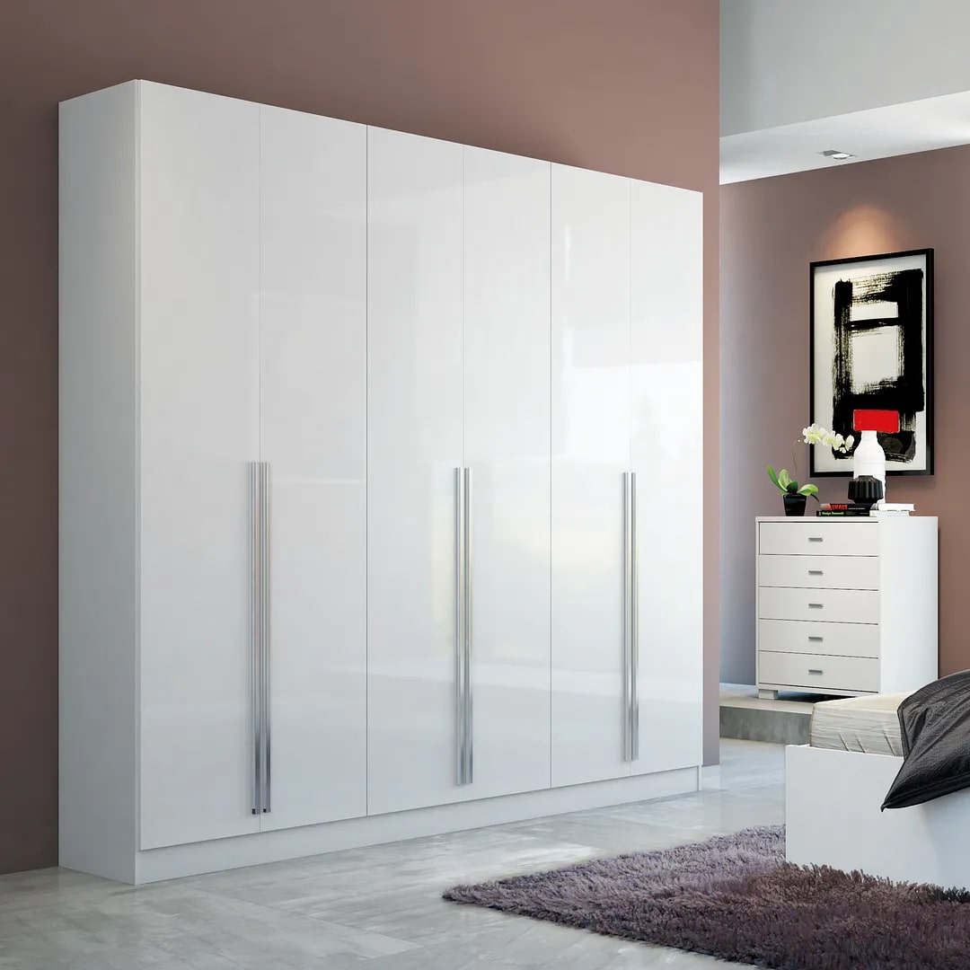 Eldridge 4-Drawer He/She Freestanding Armoire 
