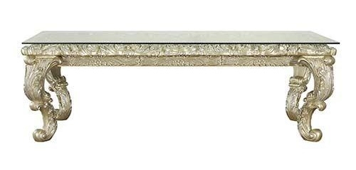 Vatican Wood/Glass Dining Table