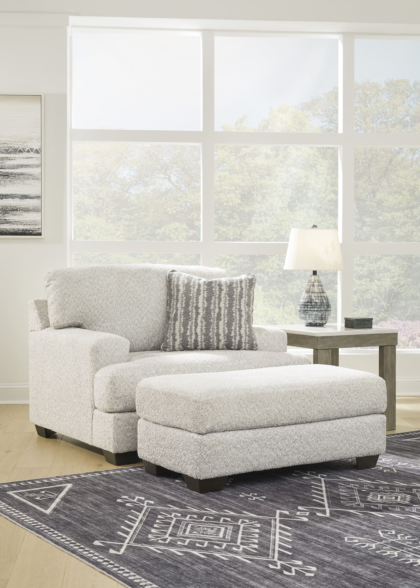 Brebryan Polyester Ottoman