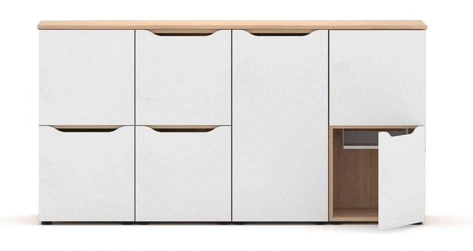 Choice Office Single Row Locker w/2 Small & 1 Big Lockable Doors, Mail Slots, Electronic Hidden RFID Lock