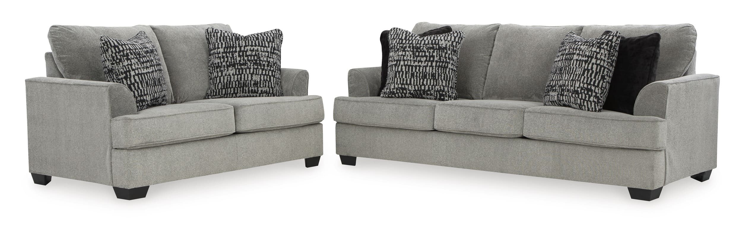 Ashley Deakin Polyester Sofa And Loveseat