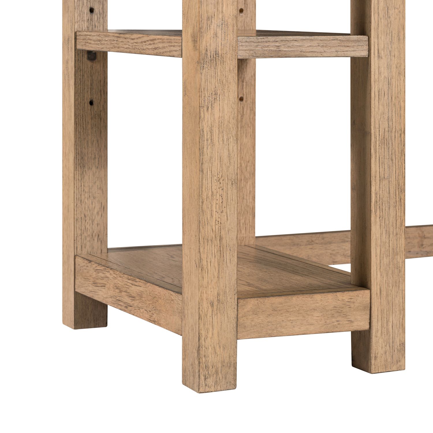 Corso Modern 3-Piece Console Bar Table Set - Natural & Concrete