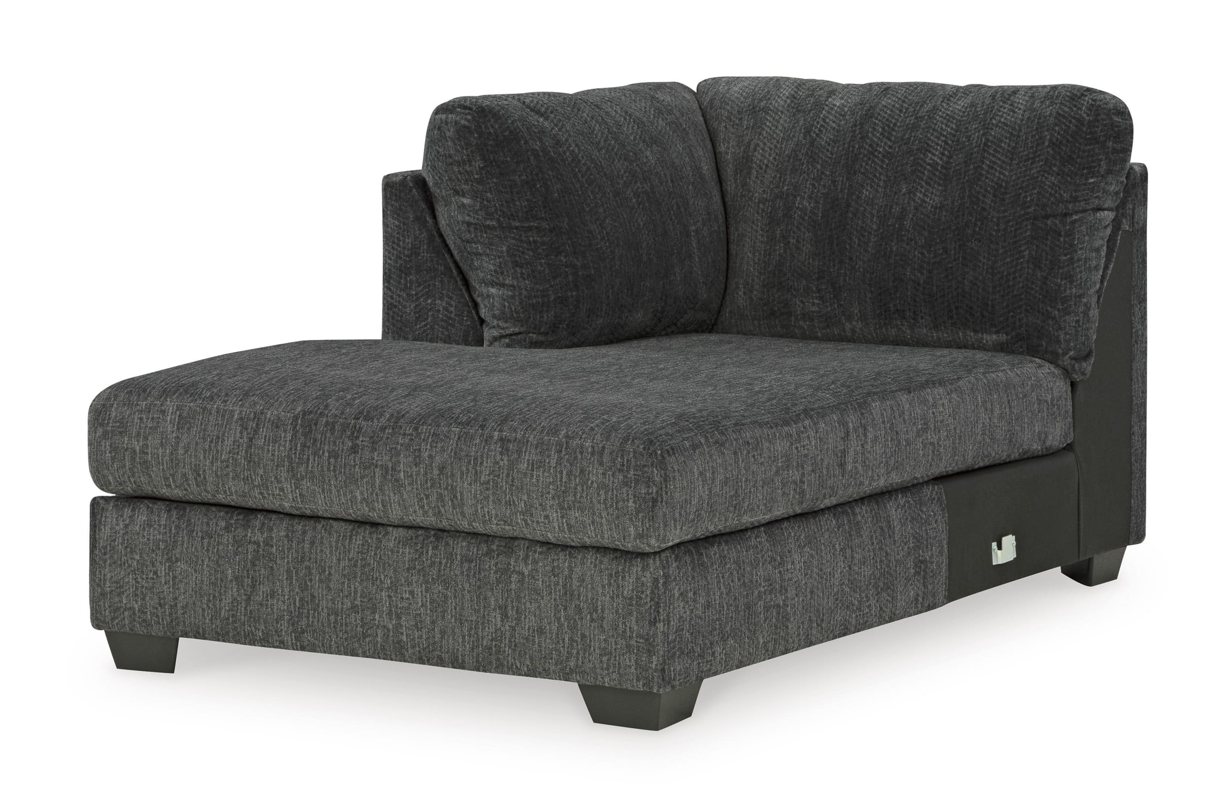 Biddeford 2-Piece Polyester L-Shaped Sectional w/Left Arm Chaise Facing