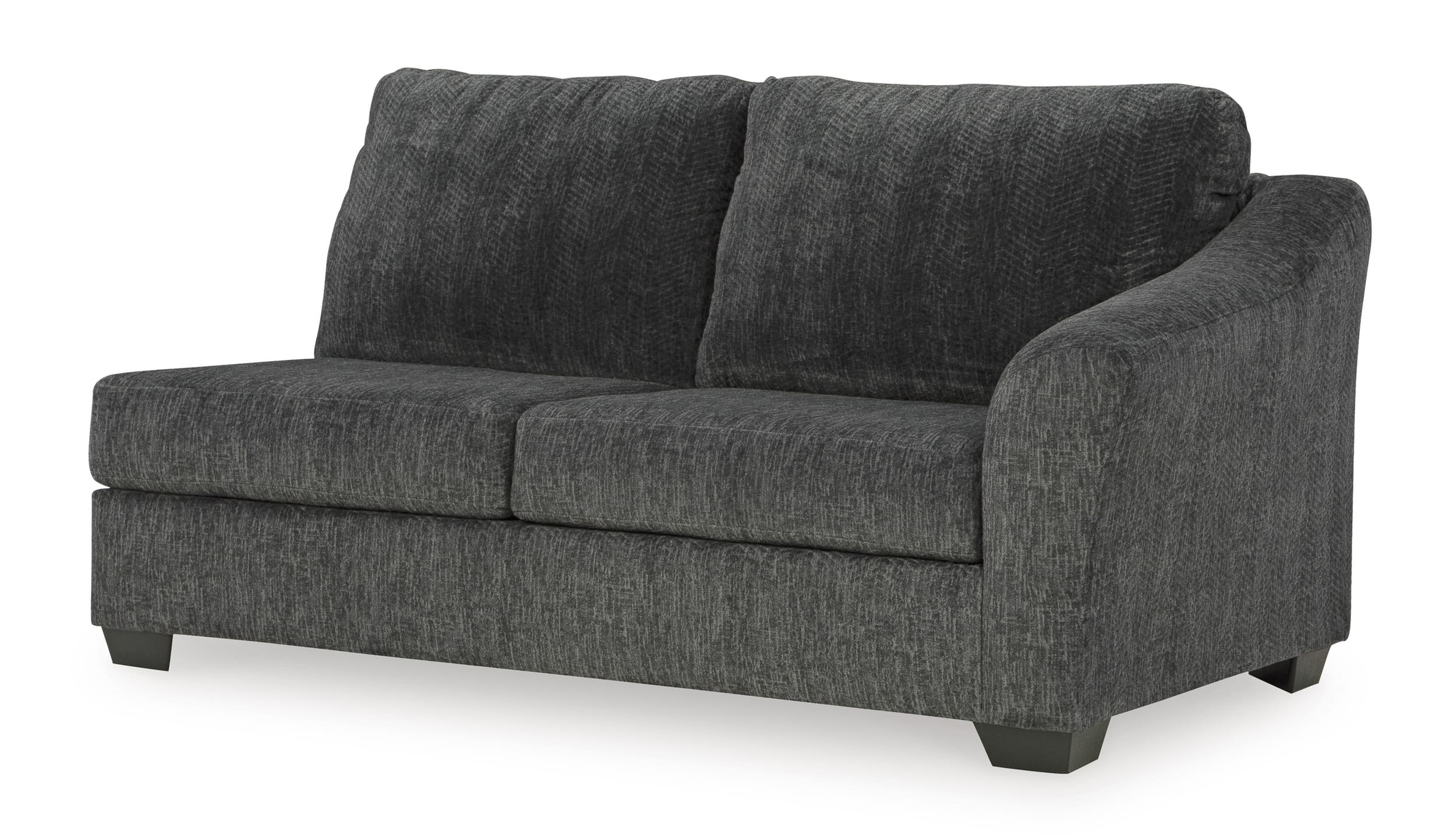 Biddeford 2-Piece Polyester L-Shaped Sectional Sleeper w/Left Arm Chaise Facing