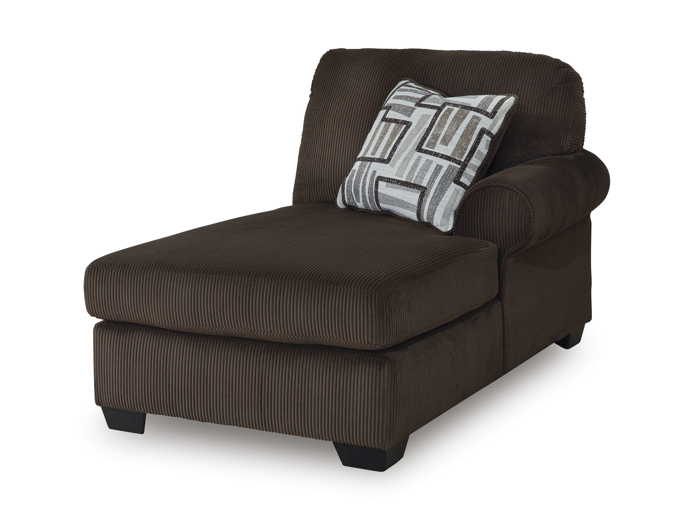 Kimlee 3-Piece Polyester U-Shaped Sectional Sofa w/Double Chaise