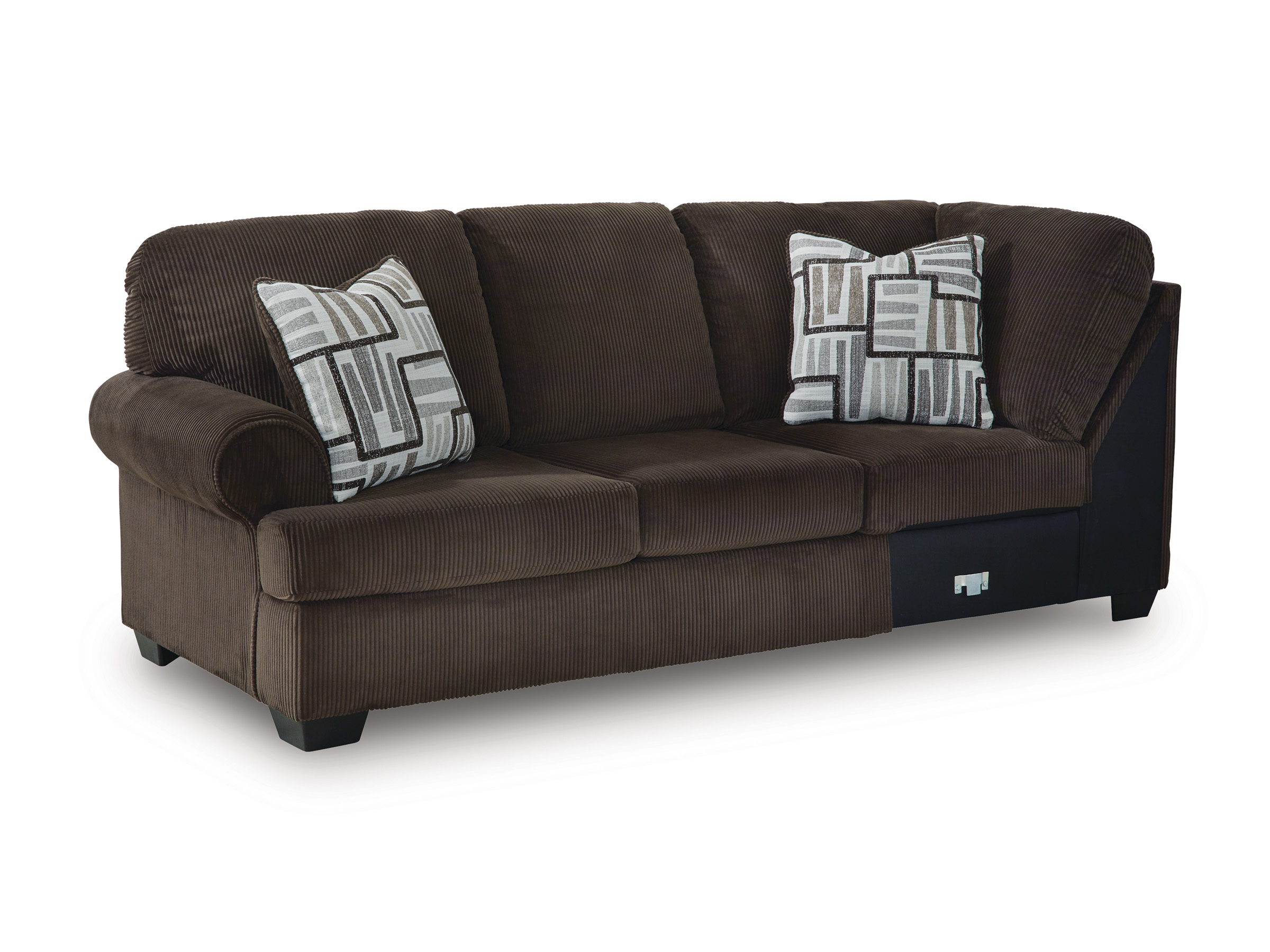 Kimlee 2-Piece Polyester Sectional Sofa