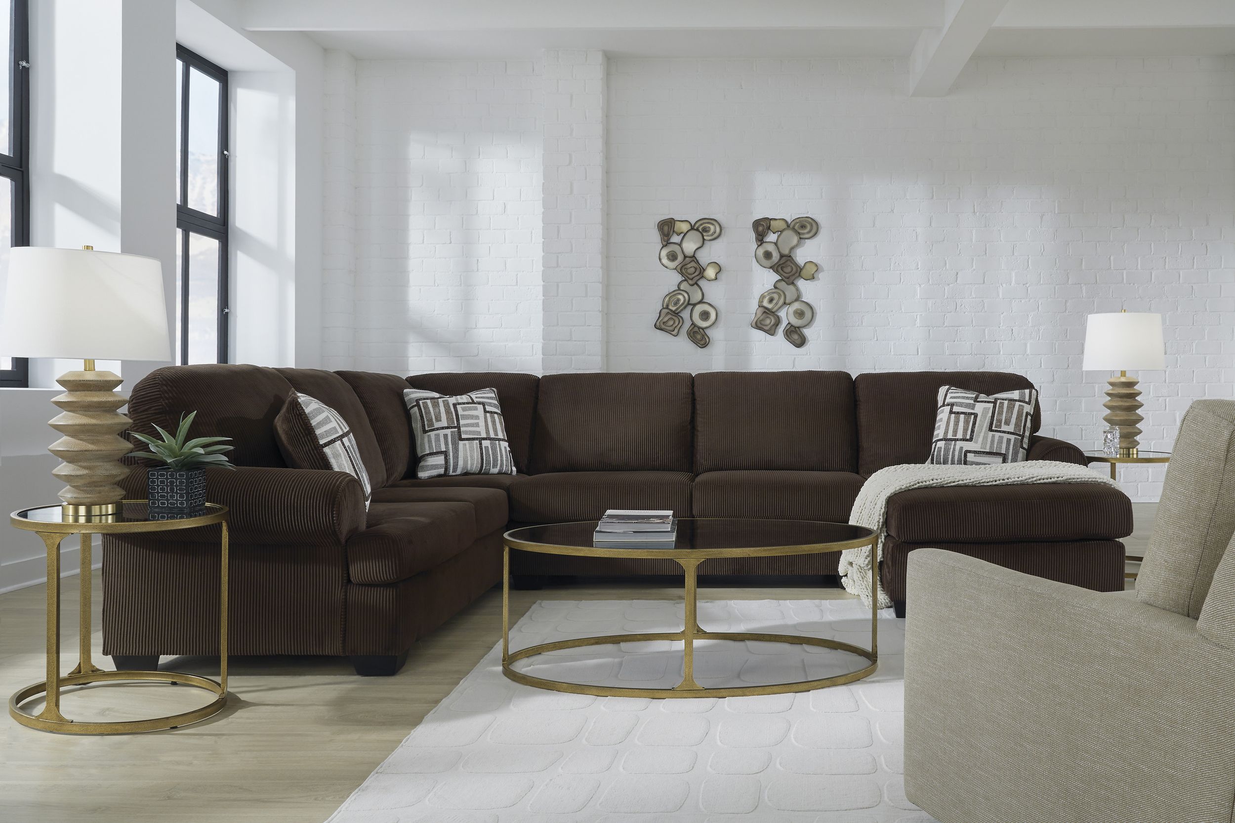 Ashley Kimlee Sectional with Chaise