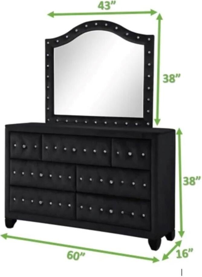 Sophia 7 drawers Dresser