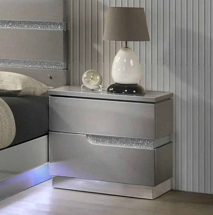 PARADOX NIGHTSTAND - GRAY