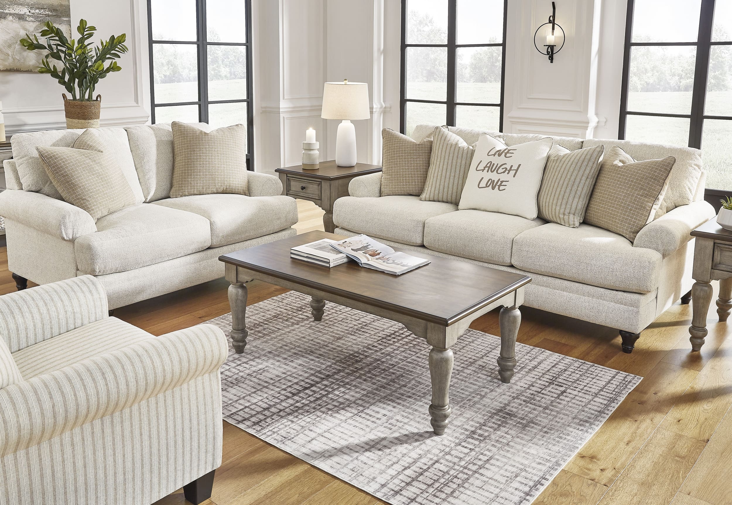Ashley Furniture Valerani Sofa, Loveseat and Chair