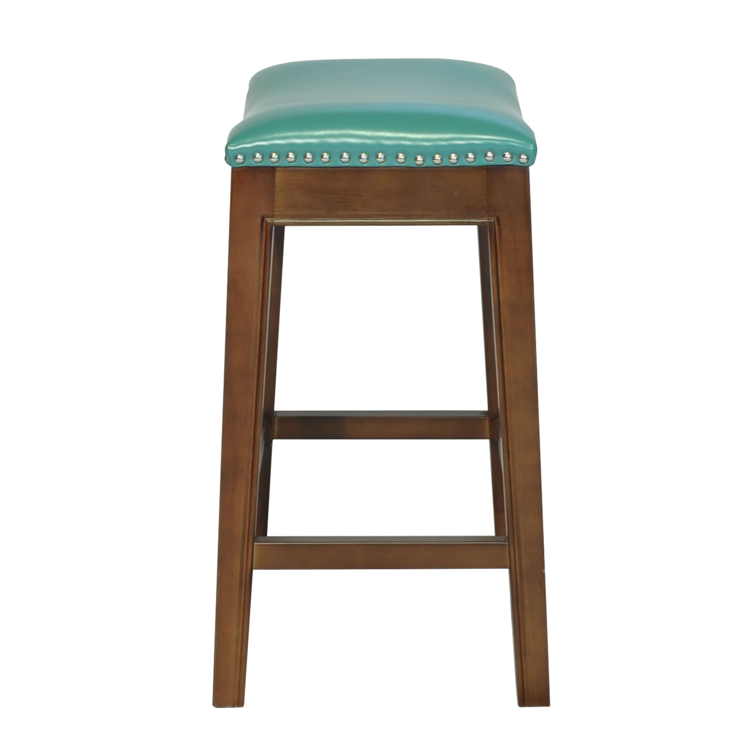 Elmo Bonded Leather Counter Stool, Cinnamon Legs