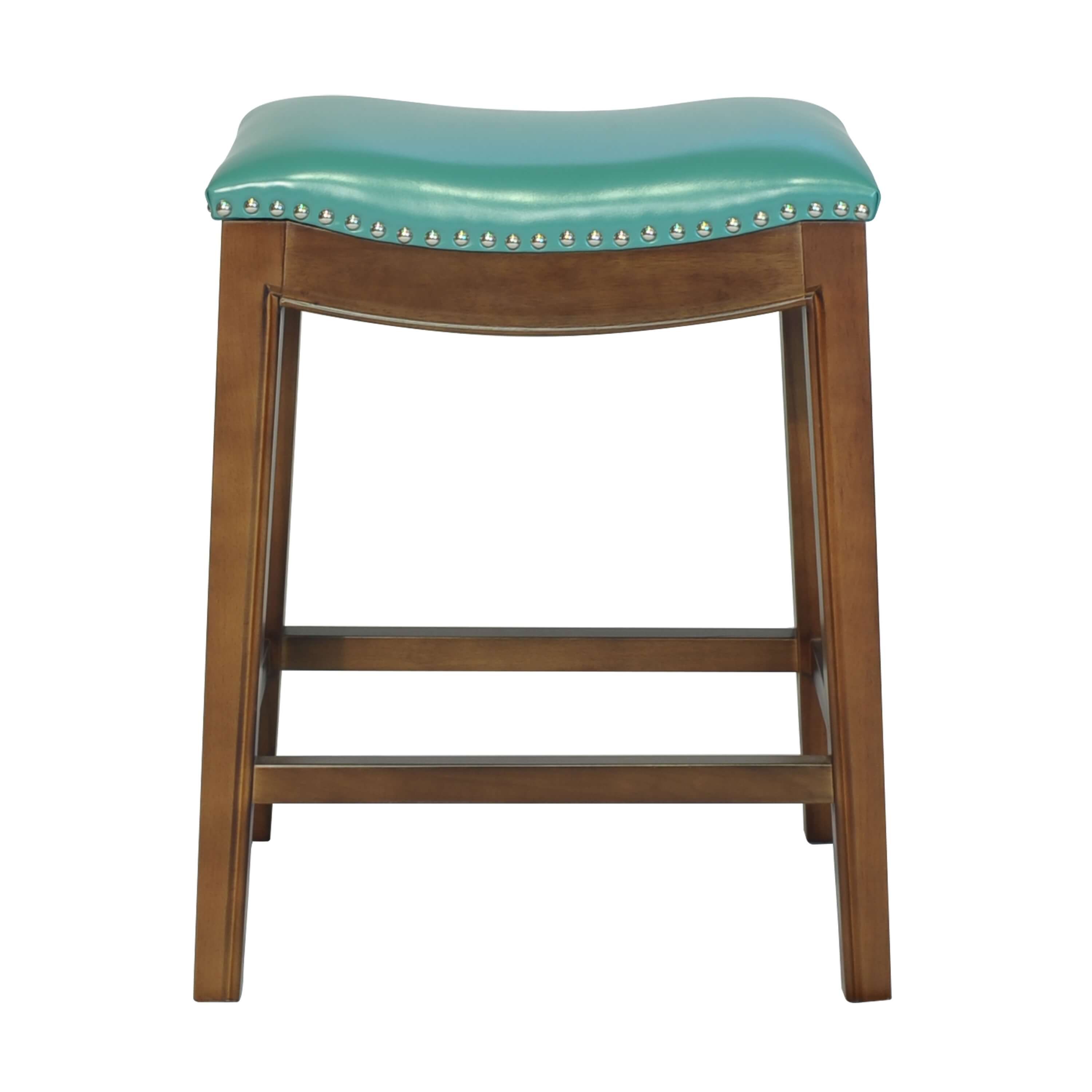 Elmo Bonded Leather Counter Stool, Cinnamon Legs