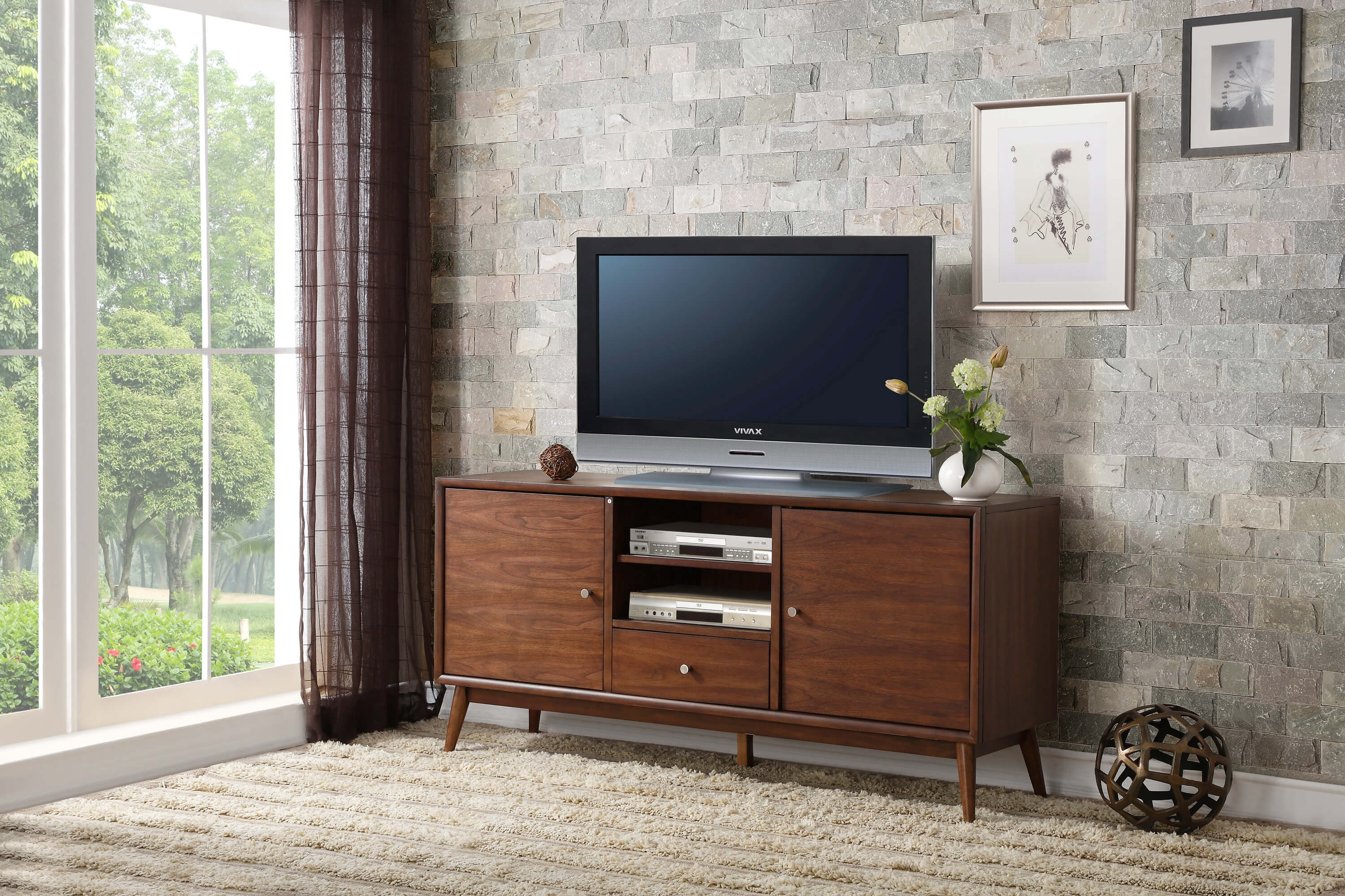 Folic Wood TV Stand