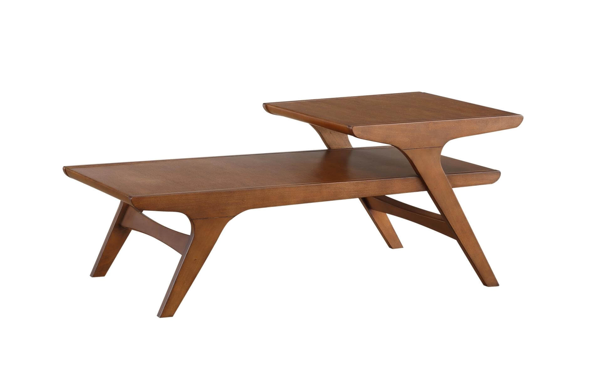 Saluki Wood Veneer Coffee Table by Homelegance