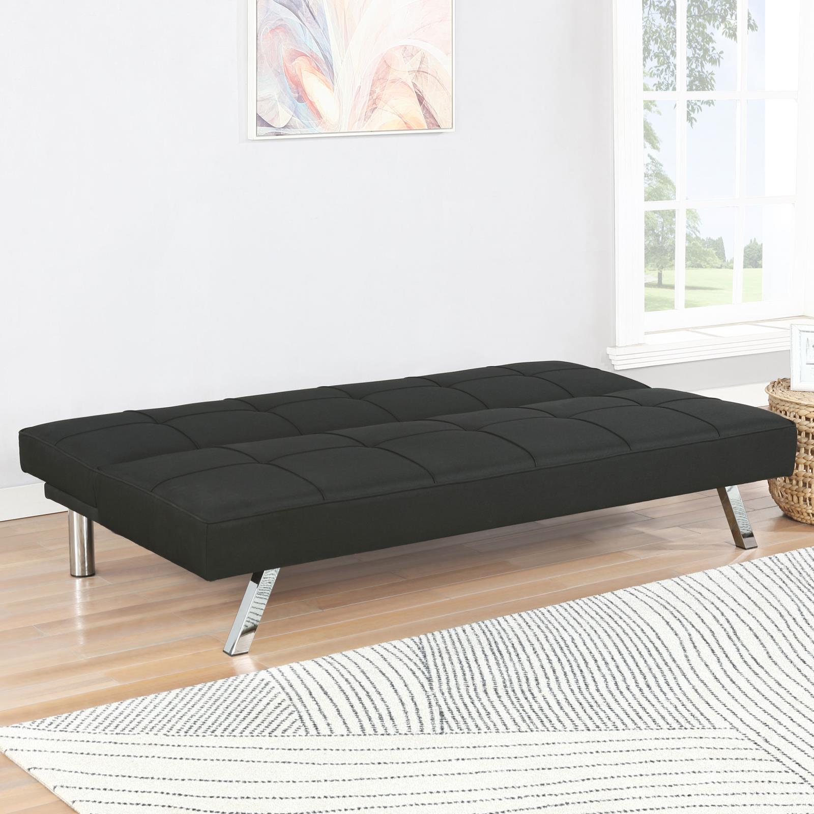 Joel Linen-Like Fabric Tufted Sofa Bed