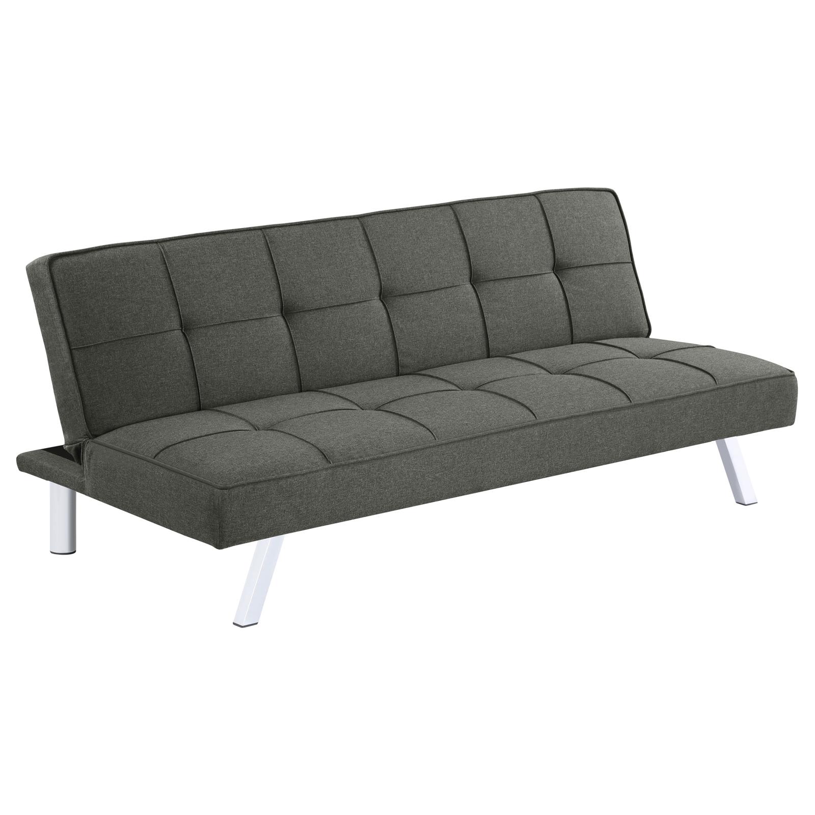 Joel Linen-Like Fabric Tufted Sofa Bed