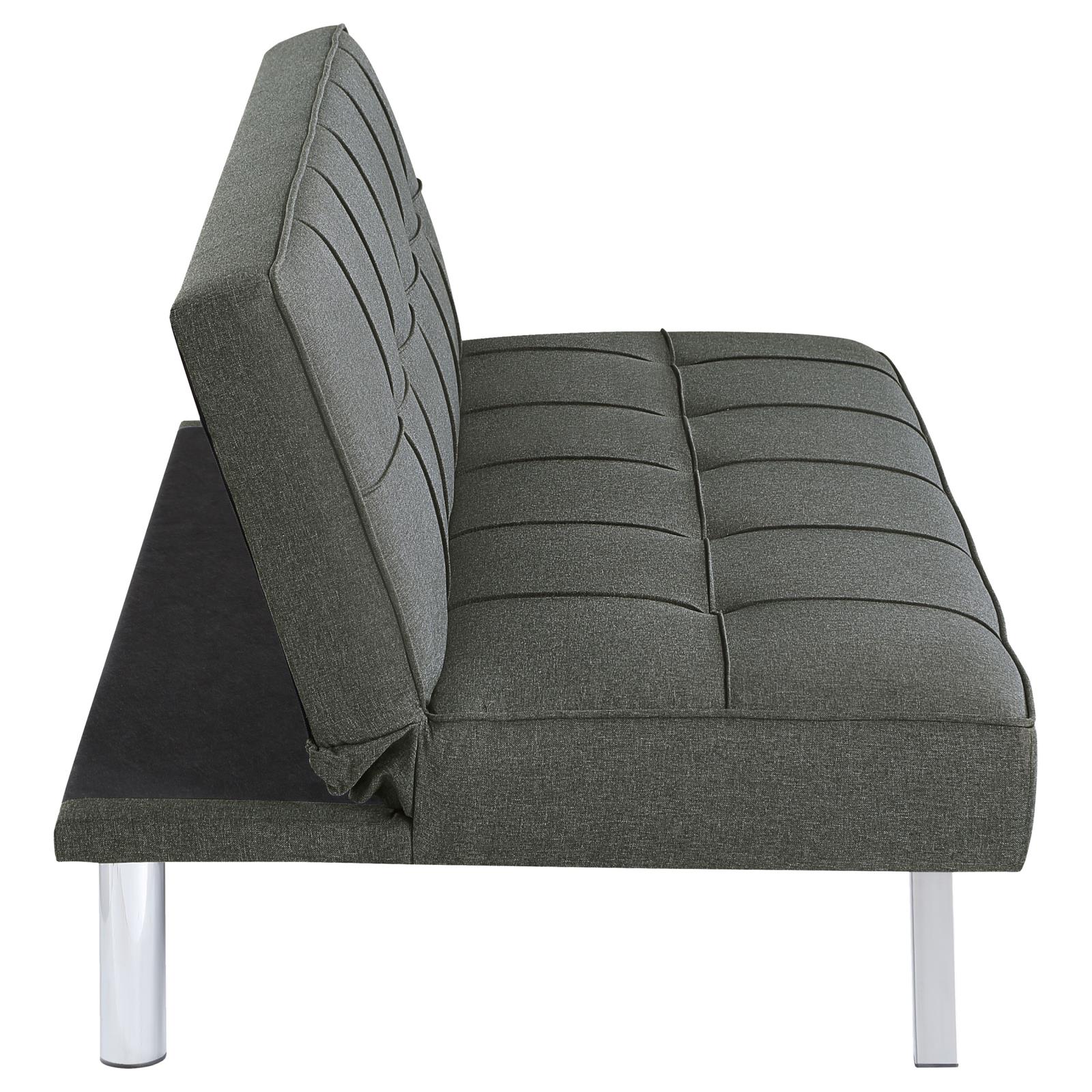 Joel Linen-Like Fabric Tufted Sofa Bed