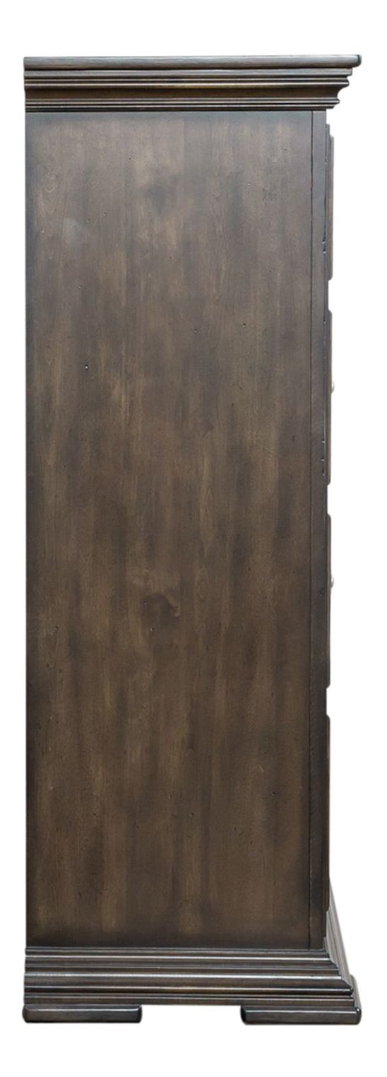 Big Valley Mansion Panel Bedroom Set | Rustic Brownstone
