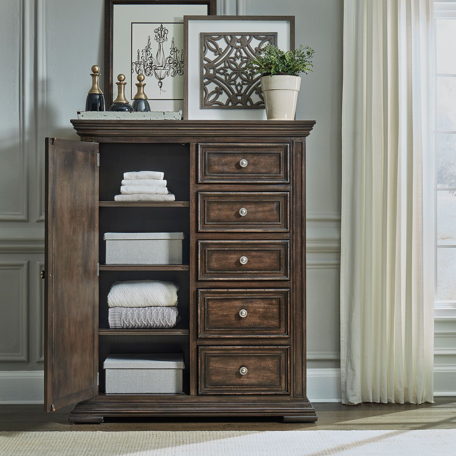Big Valley Mansion Panel Bedroom Set | Liberty Furniture