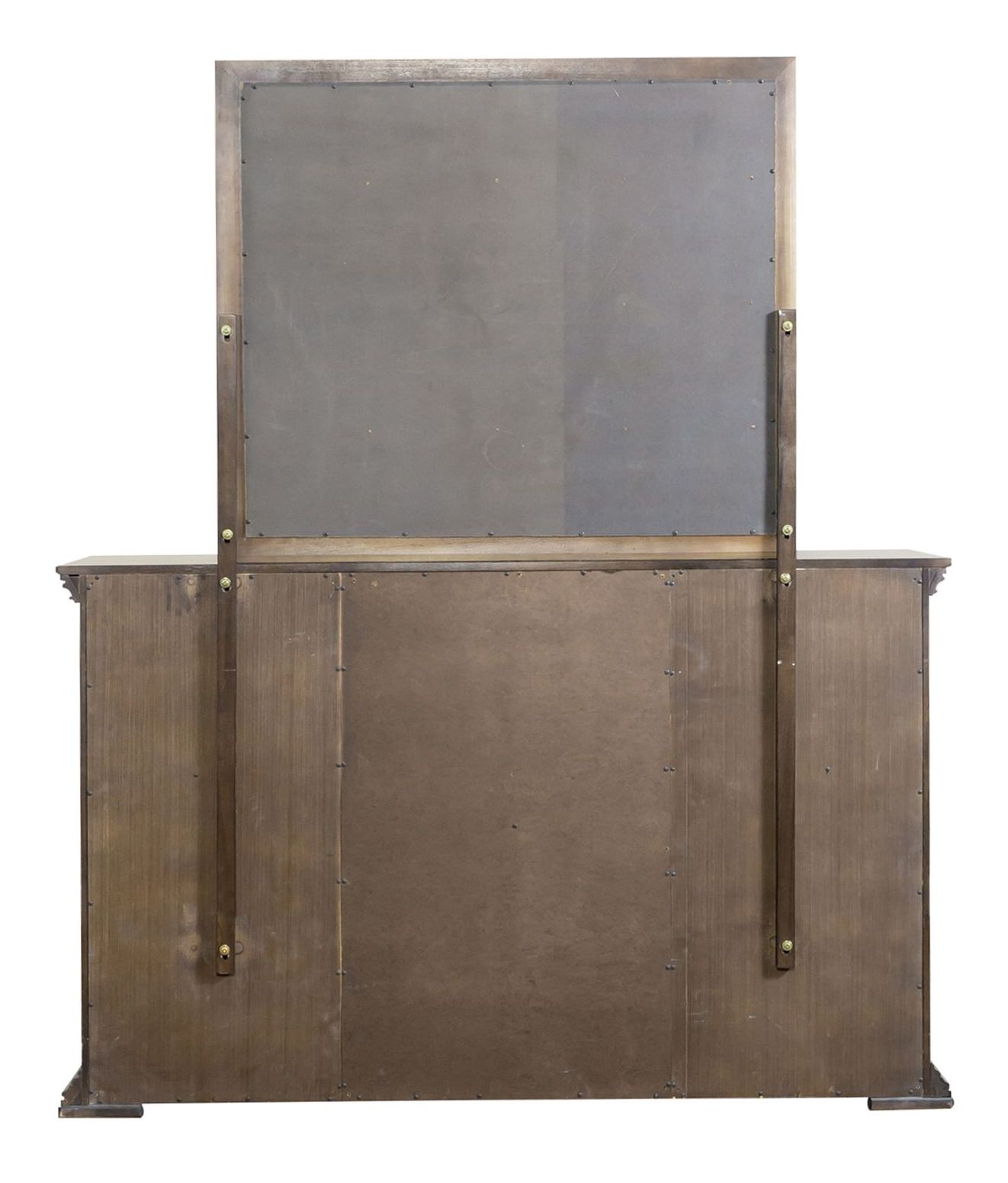 Big Valley Rectangular Wood Wall Mirror | Traditional Style