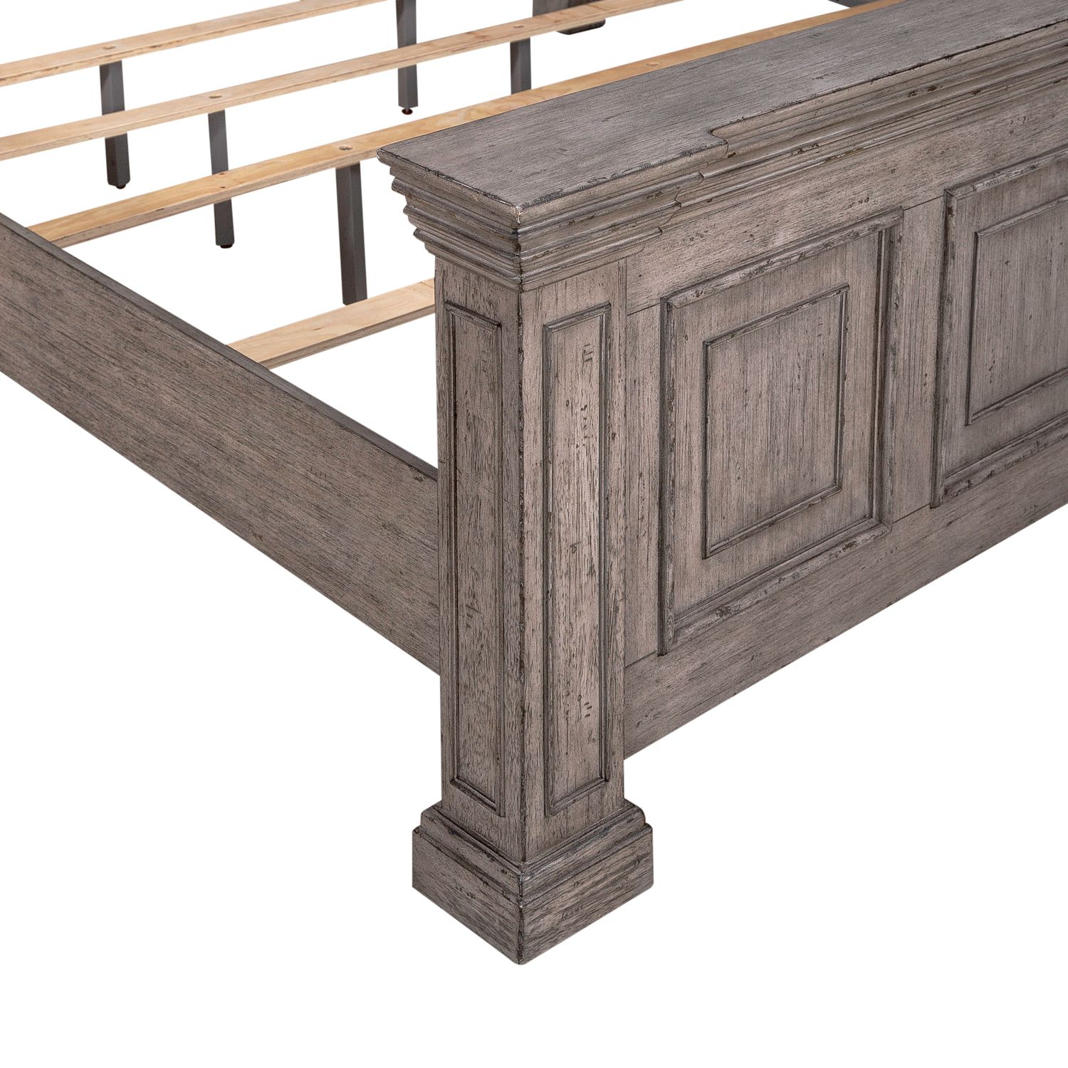 Big Valley Wood Queen Size Panel Bed