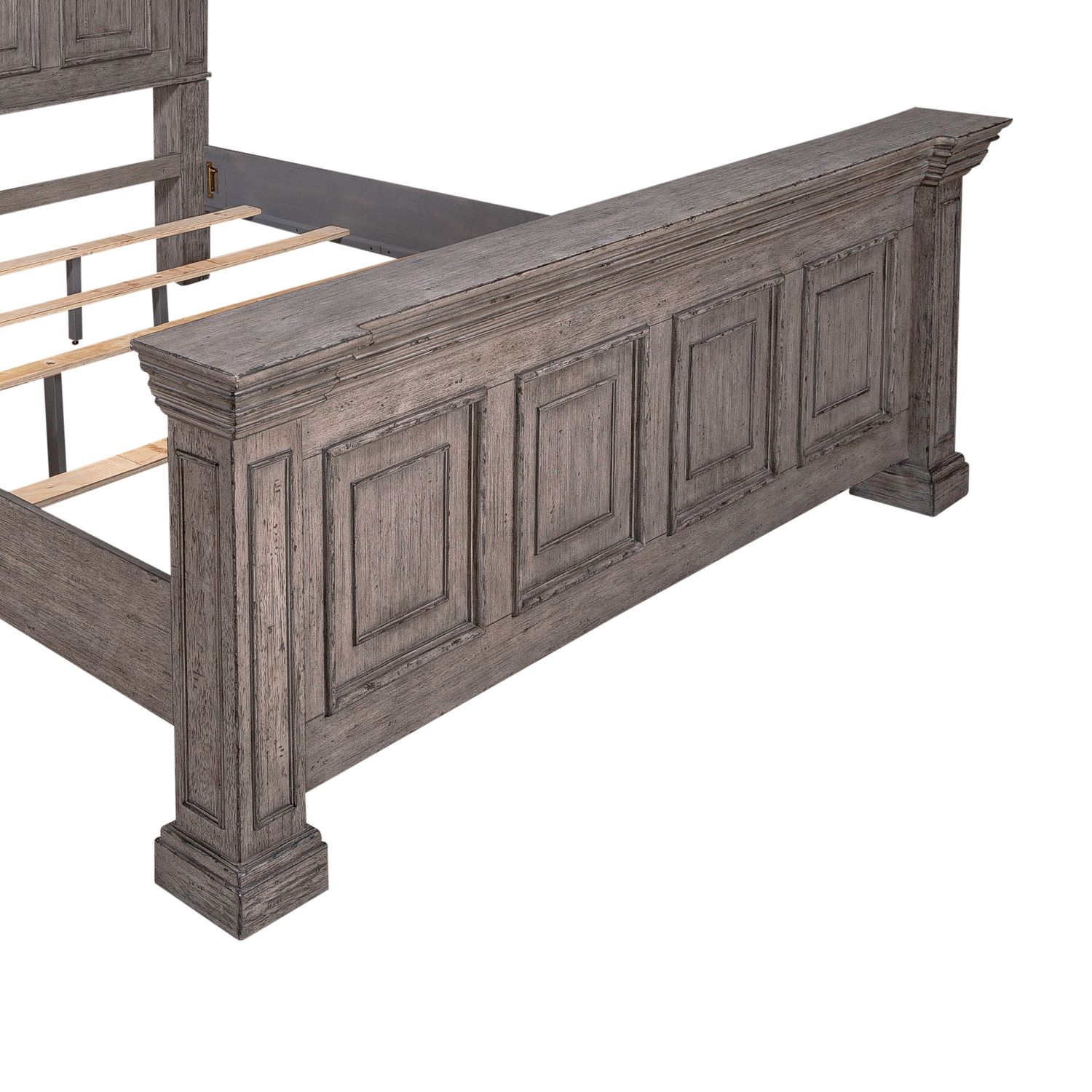Big Valley Wood Queen Size Panel Bed