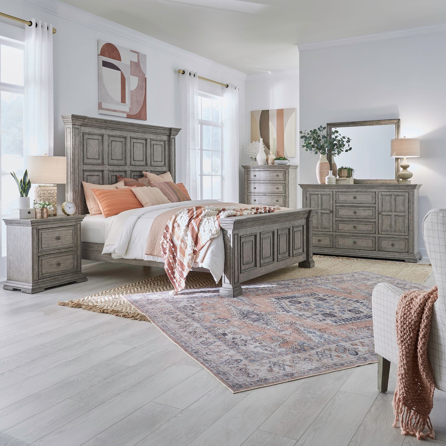 Big Valley Mansion Panel Bedroom Set | Liberty Furniture