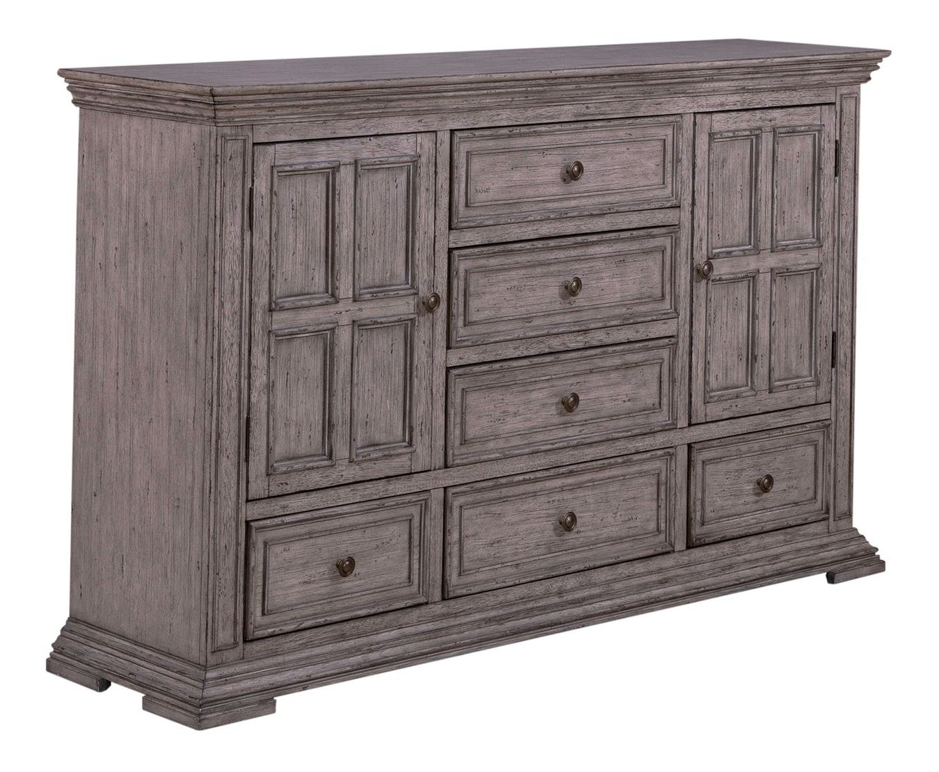 Big Valley Graystone Mansion Panel Bedroom Set | Liberty