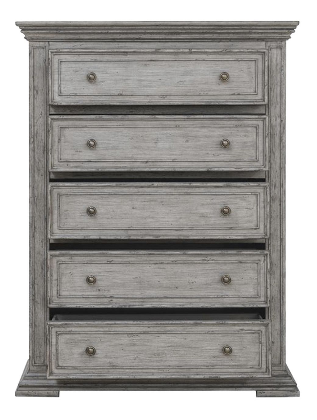 Big Valley Graystone Mansion Panel Bedroom Set | Liberty