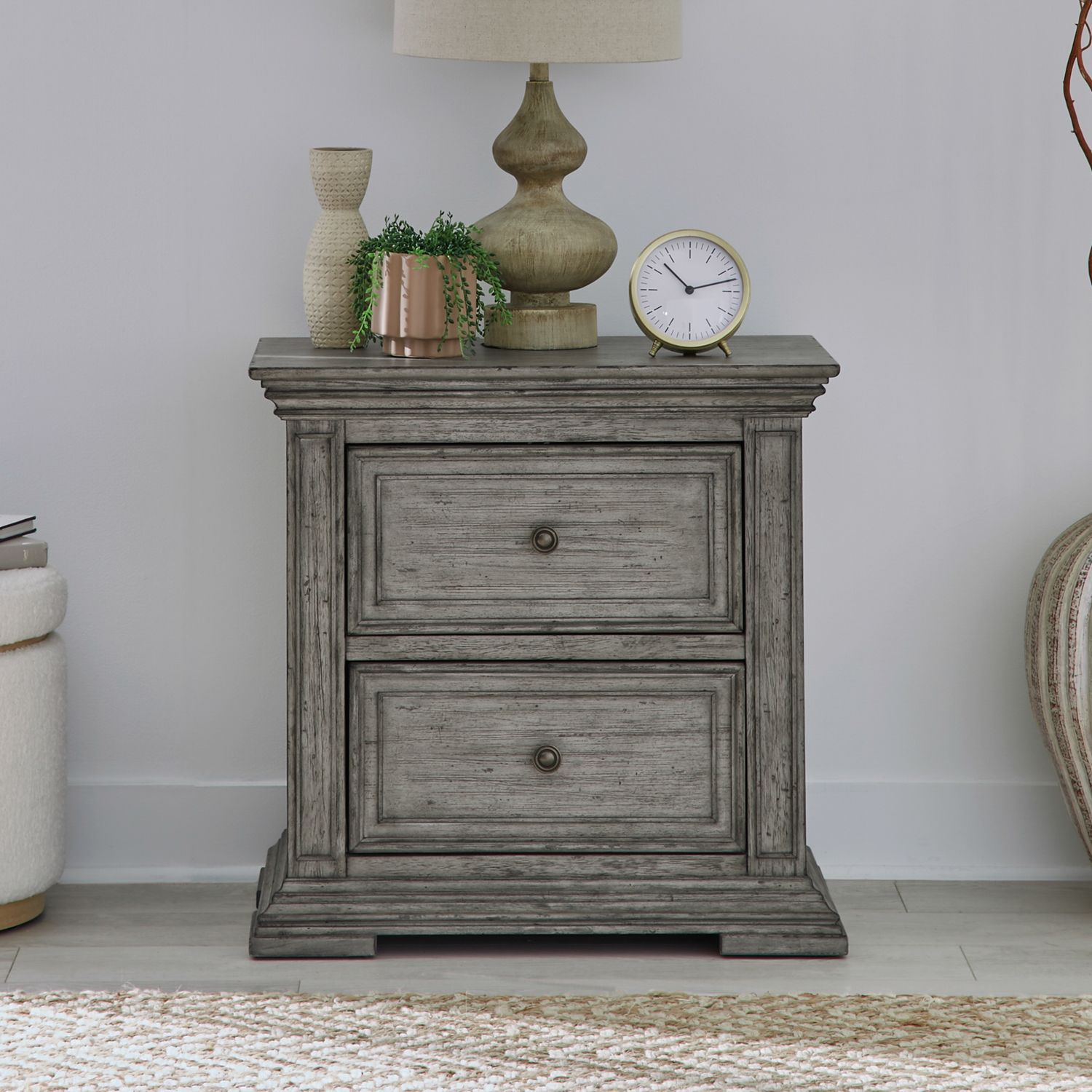 Big Valley Graystone Mansion Panel Bedroom Set | Liberty