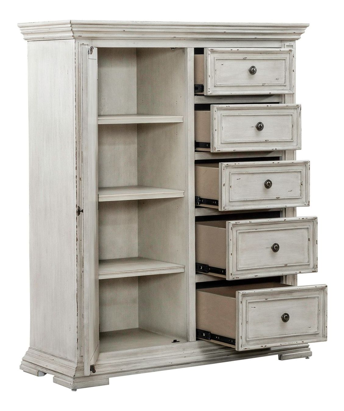 Big Valley Whitestone Mansion Panel Bedroom Set | Liberty