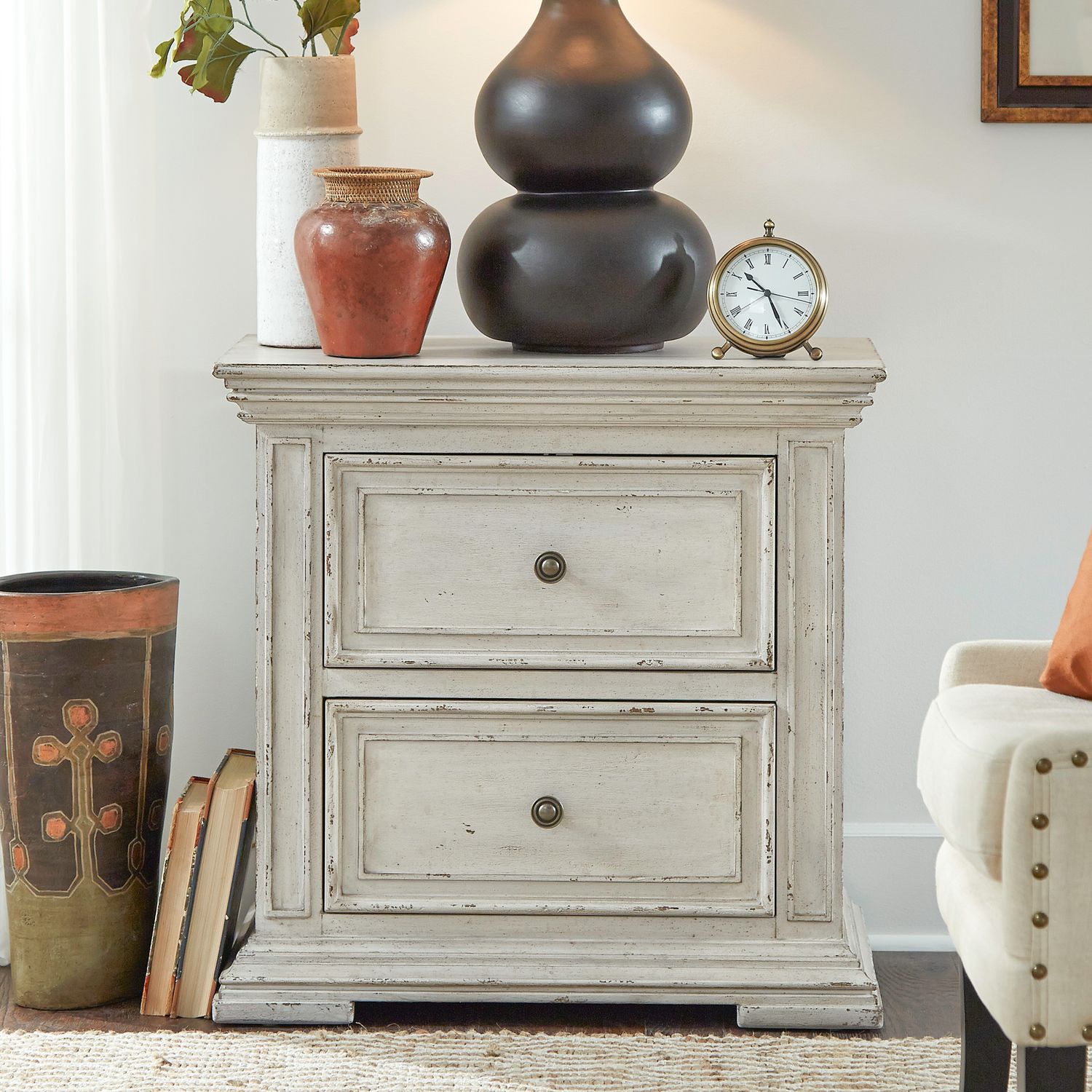Big Valley Whitestone Mansion Panel Bedroom Set | Liberty