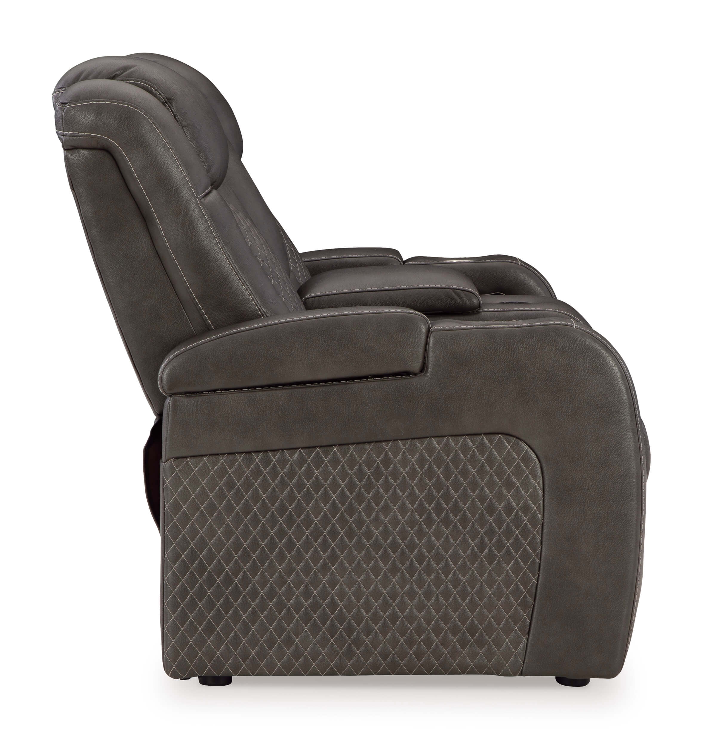 Ashley Fyne-Dyme Loveseat Side