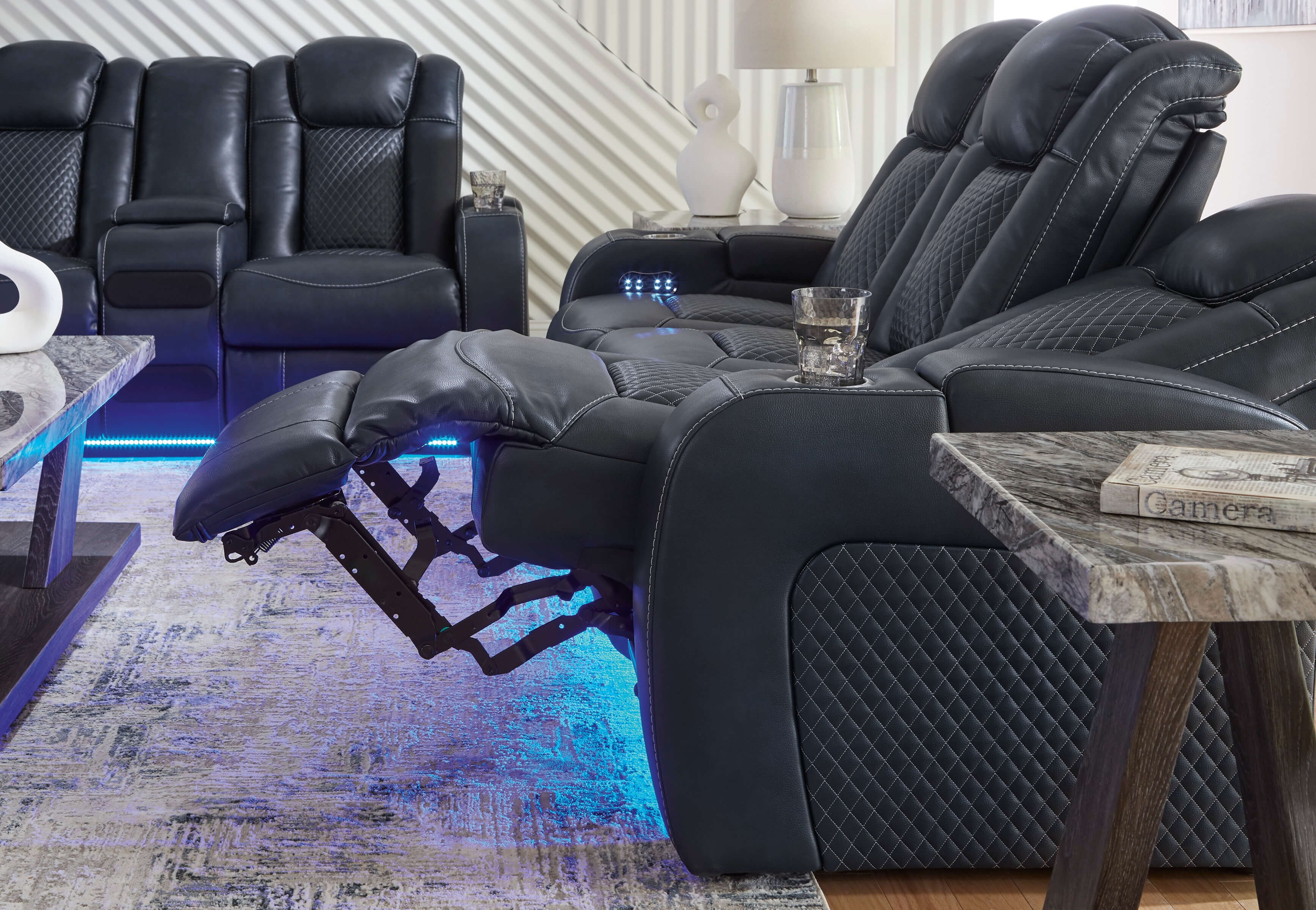 ashley hyllmont power reclining sofa