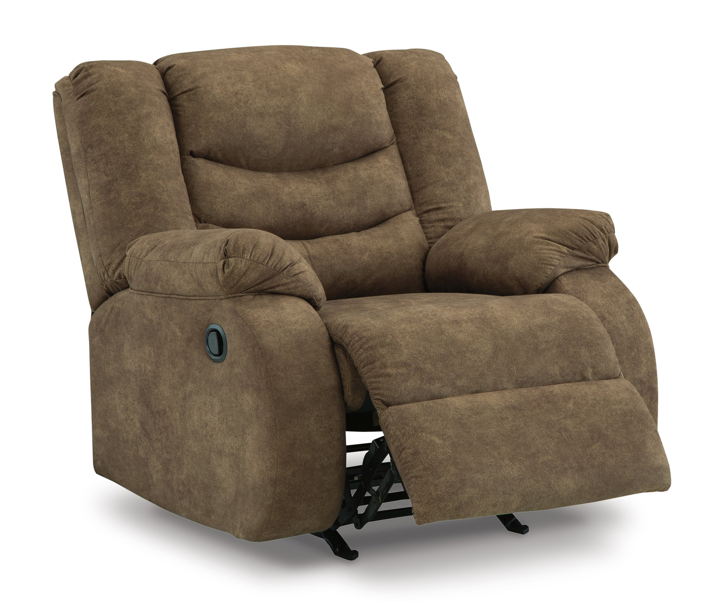 Partymate Faux Leather Rocker Recliner
