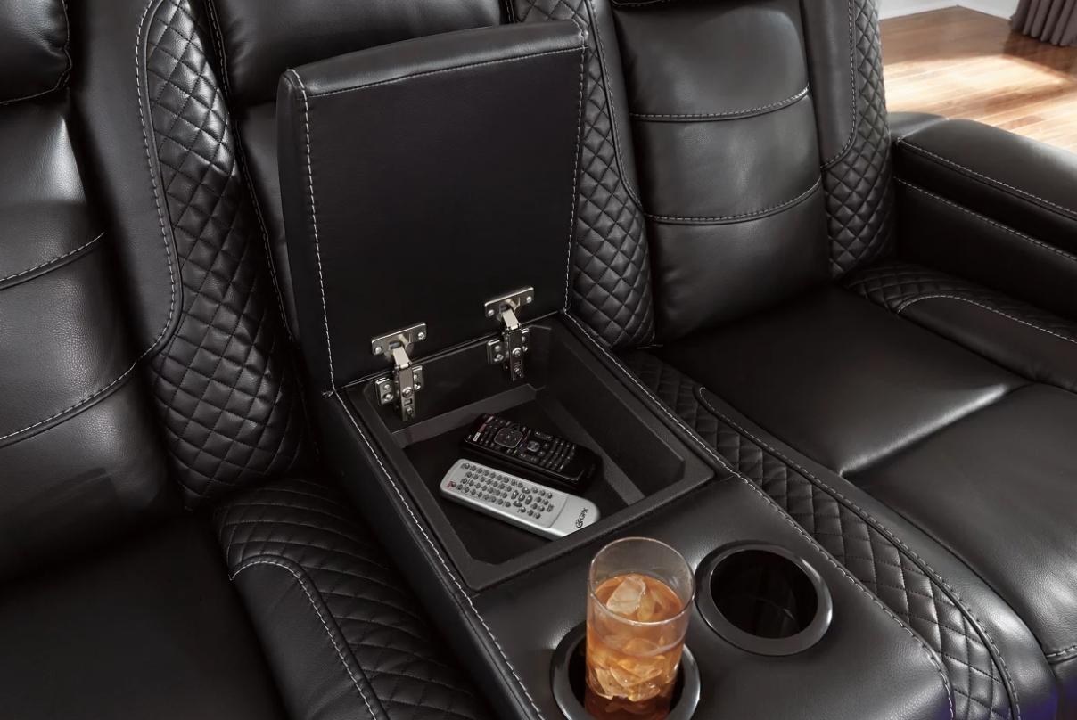 party time dual power recliner