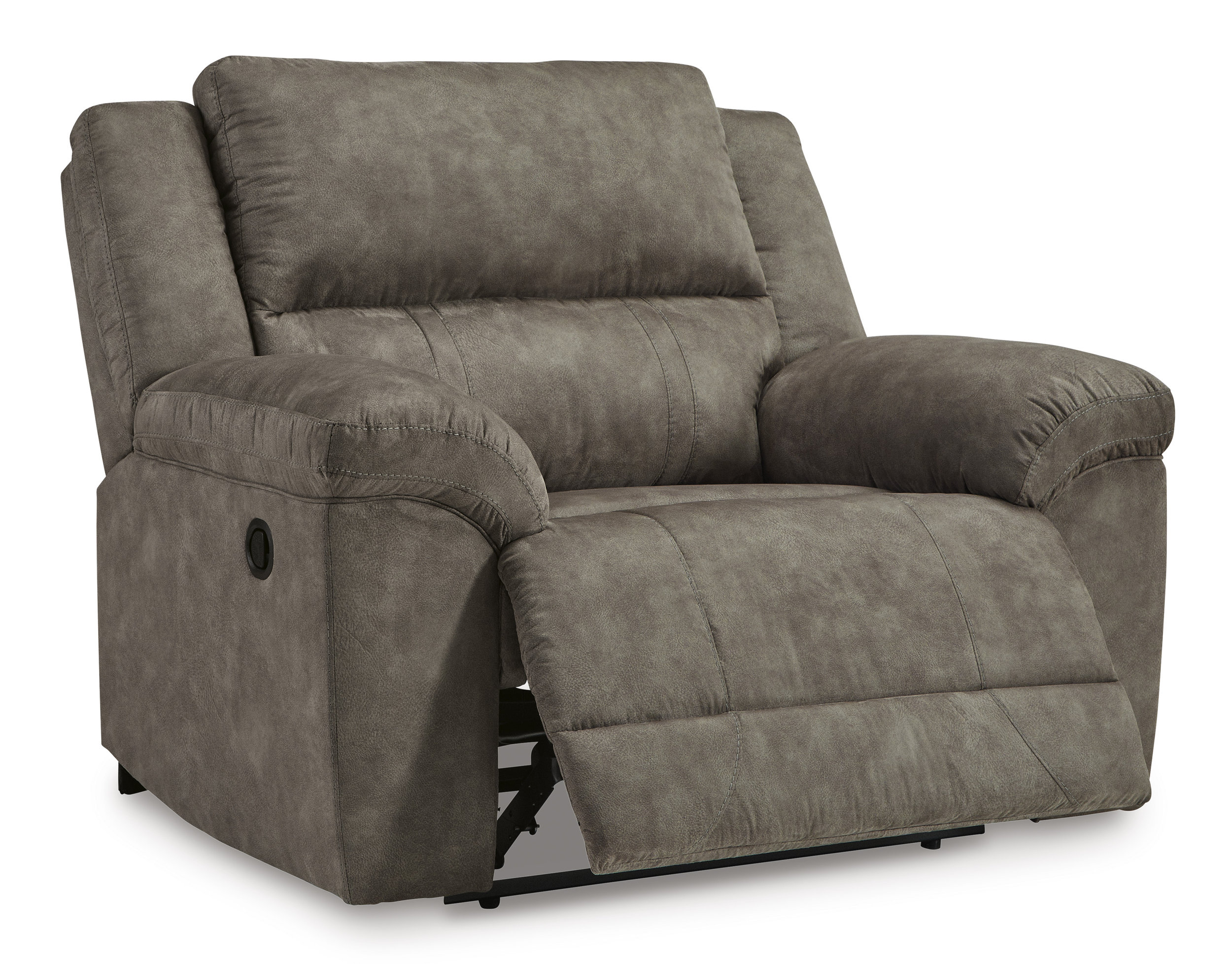 Laresview Faux Leather Zero Wall Wide Seat Recliner