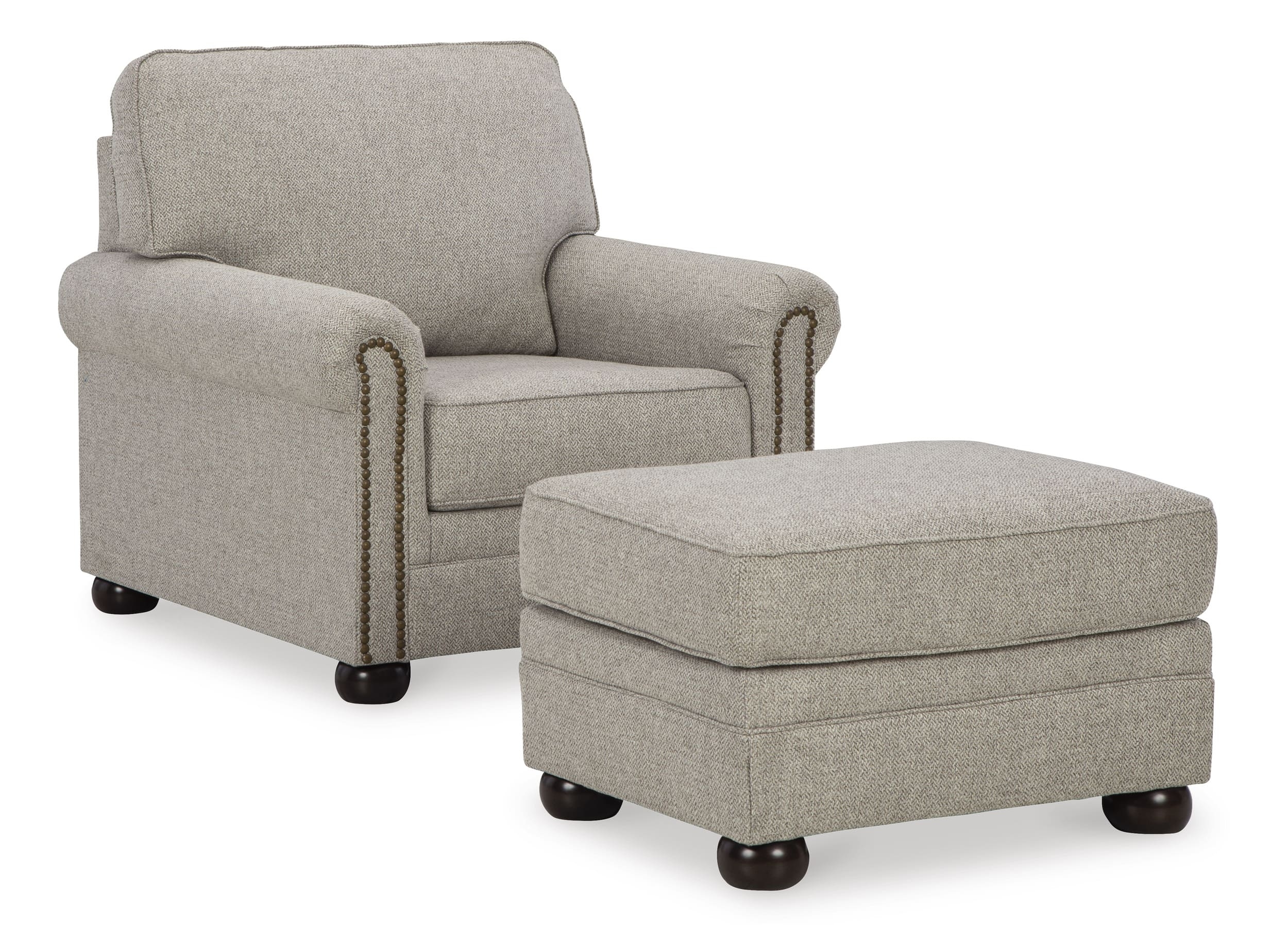 Ashley Gaelon Dune Chair And Ottoman