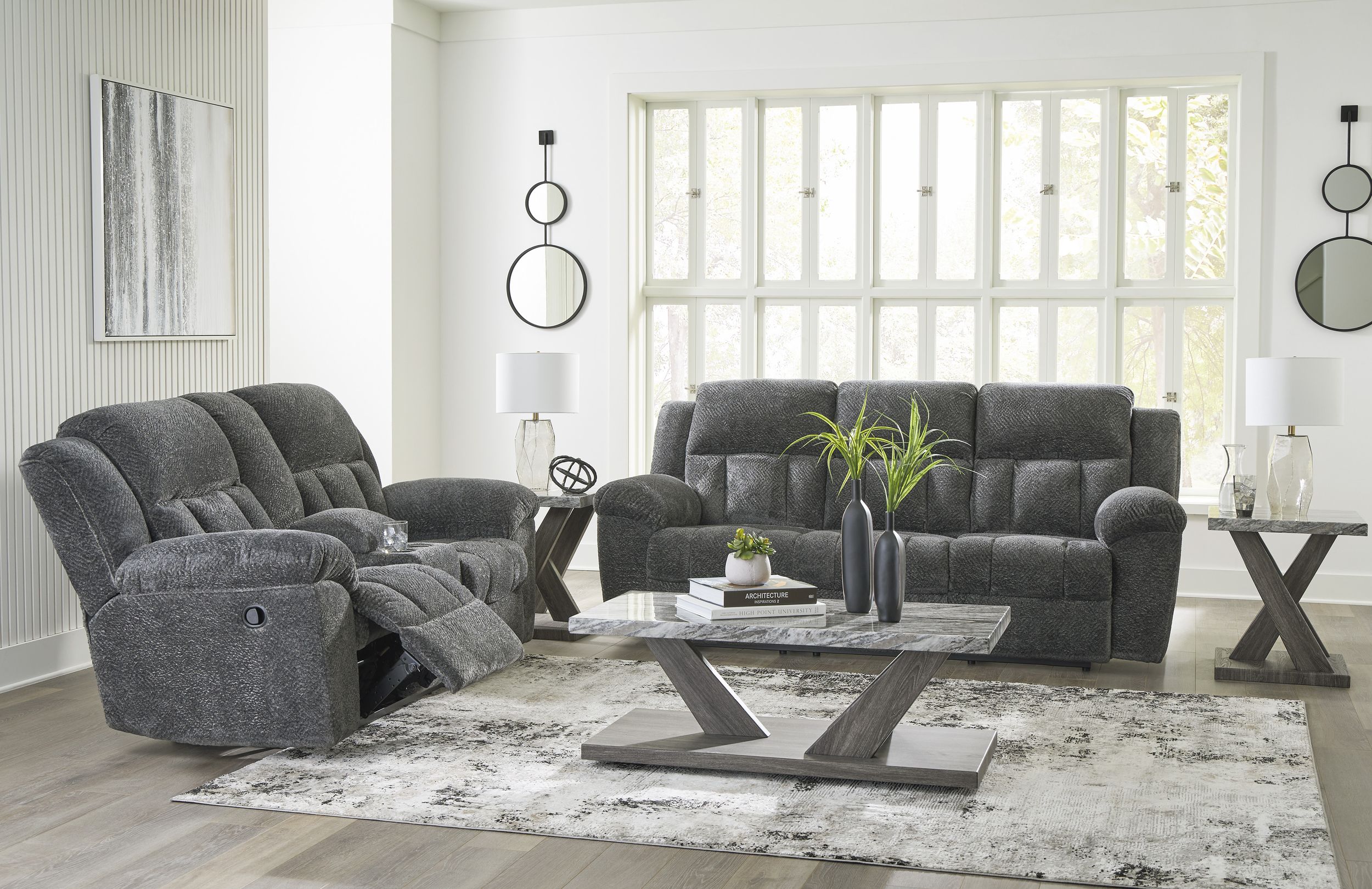 Ashley 2pc or 3pc Reclining Set